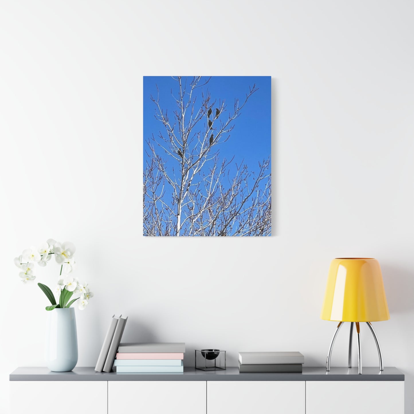Serene Bird Canvas Wall Art - Tranquil Nature Decor for Home and Office