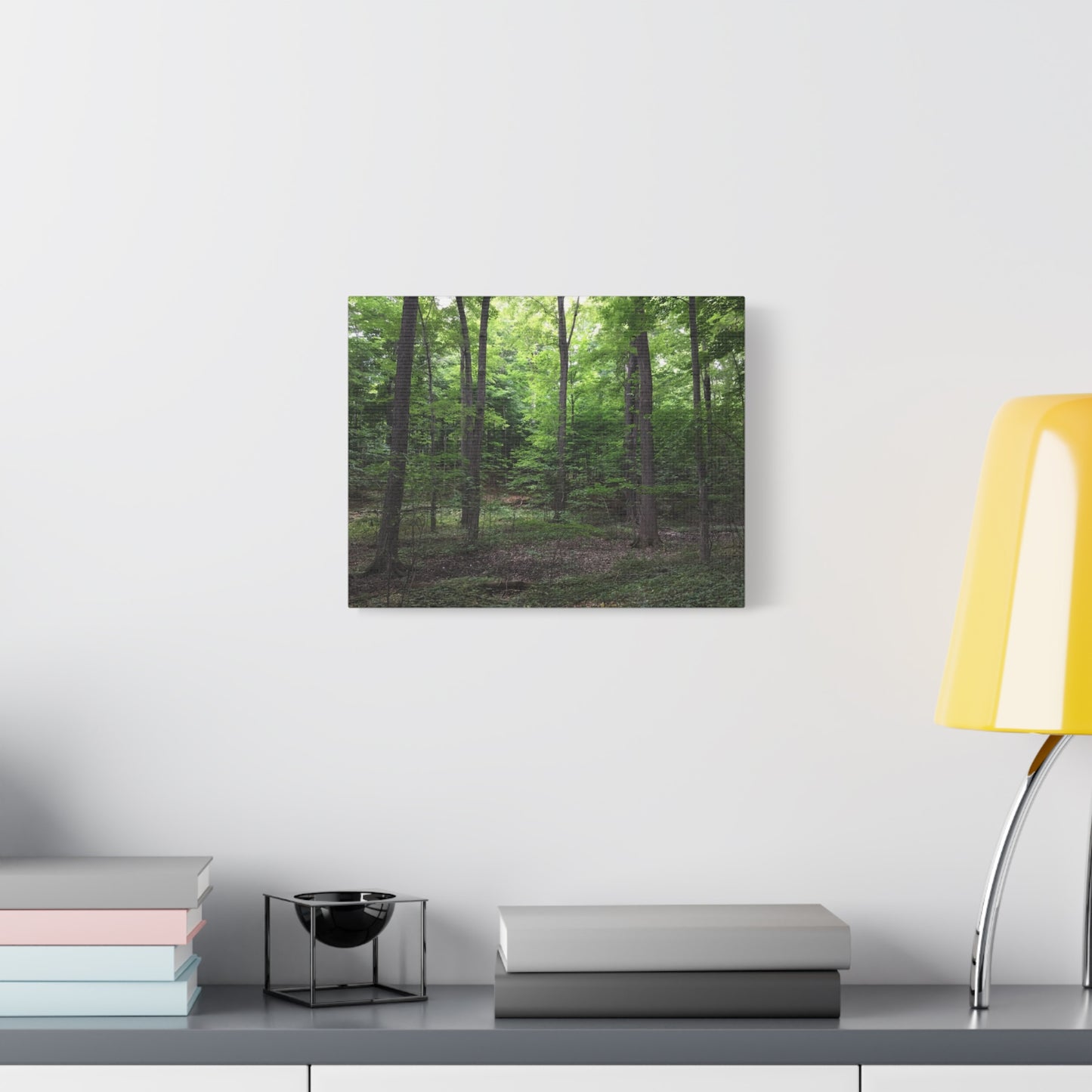 Serene Forest Canvas Art - Stretched Wall Décor for Natural Ambiance Sacred Grove