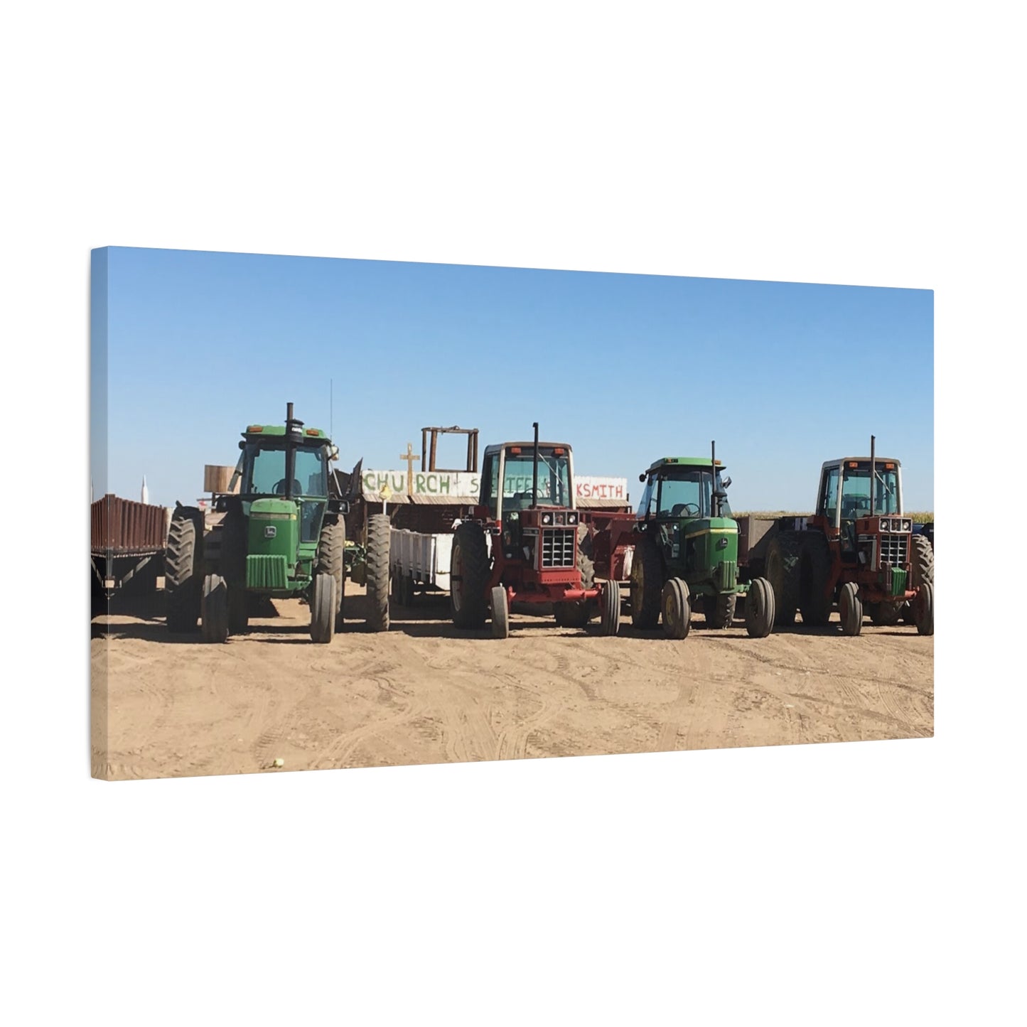 Farming Tractors Canvas Art - Stretched Matte Wall Decor