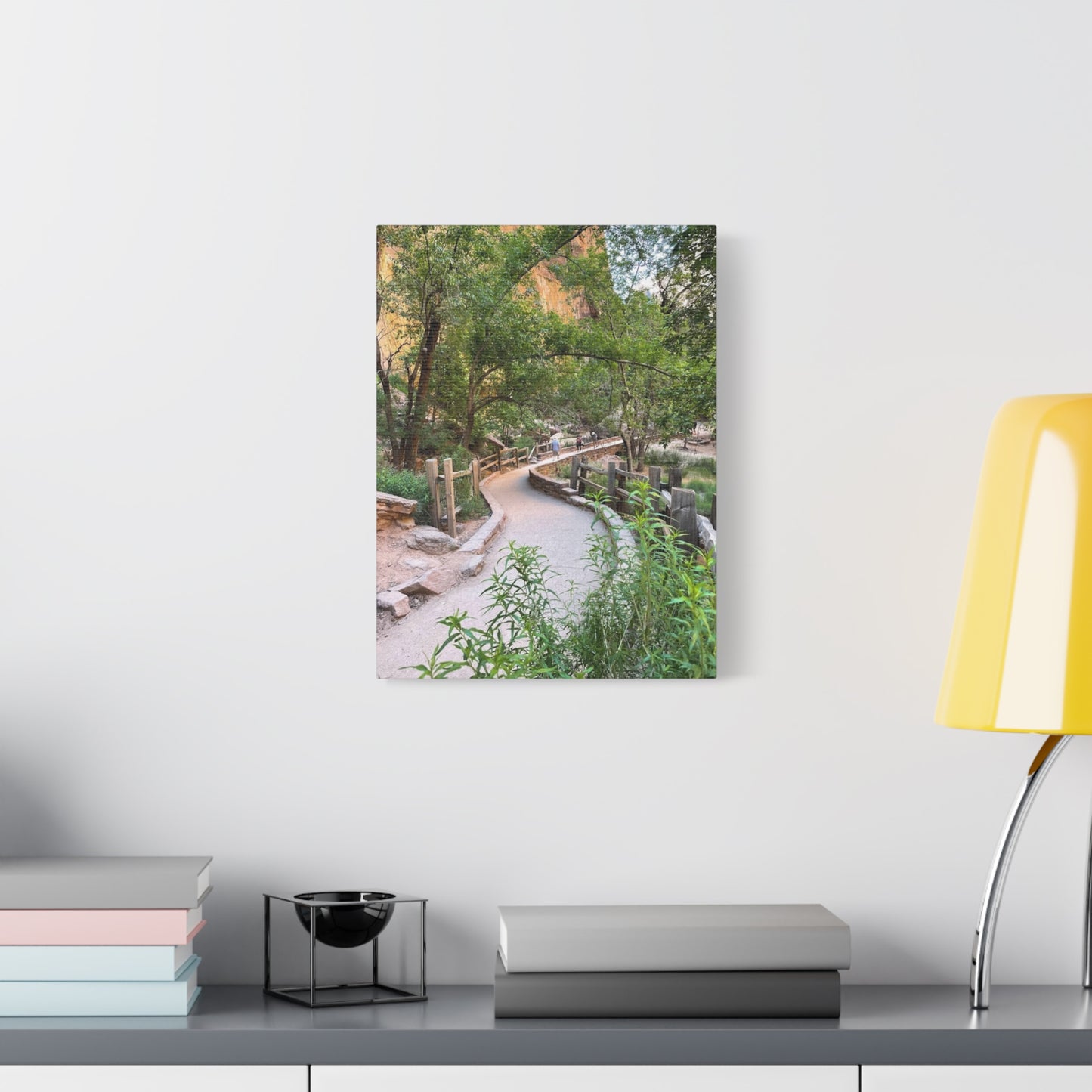 Nature Path Matte Canvas Wall Art - Scenic Landscape Decor