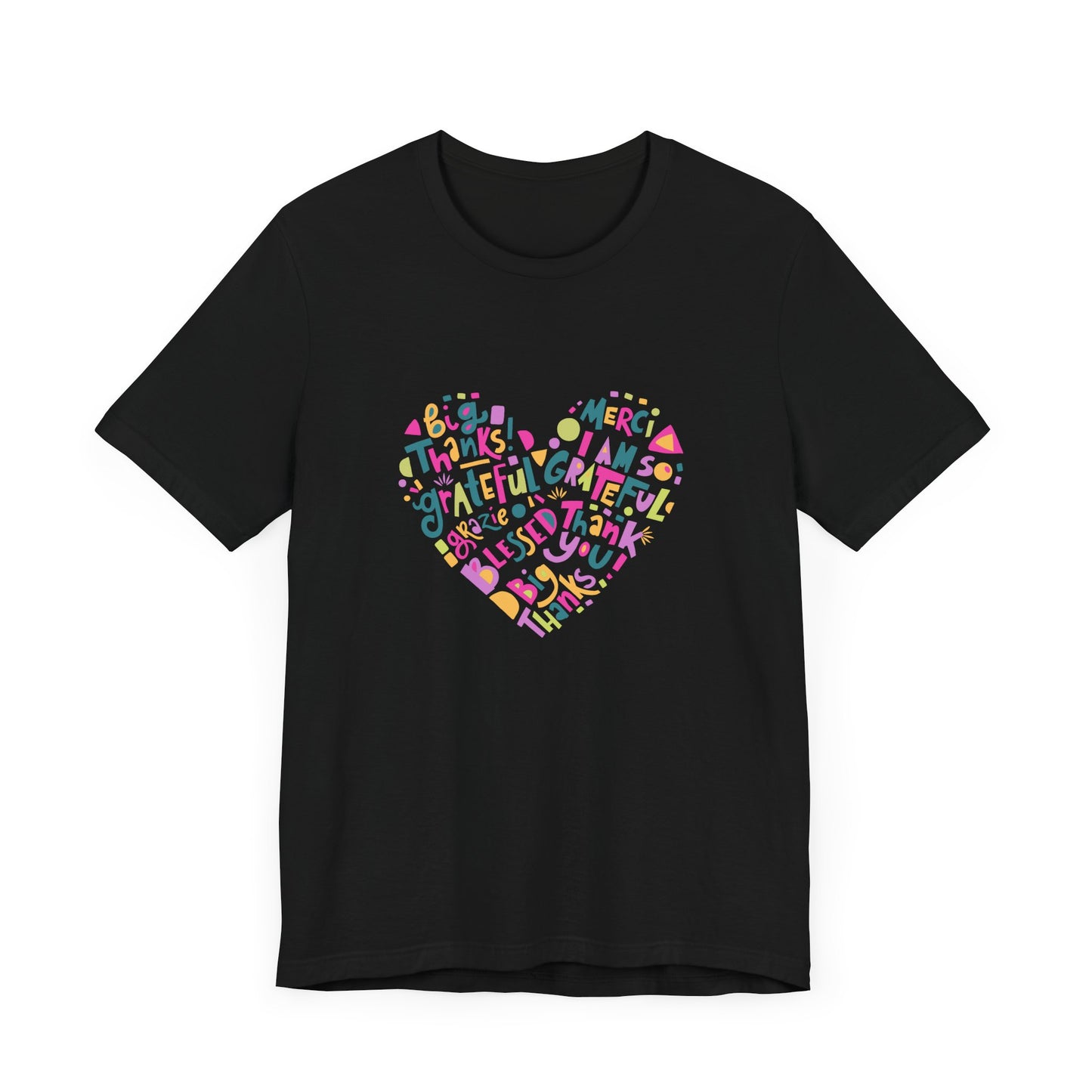 Grateful Heart Unisex Jersey Tee - Positive Vibes Apparel