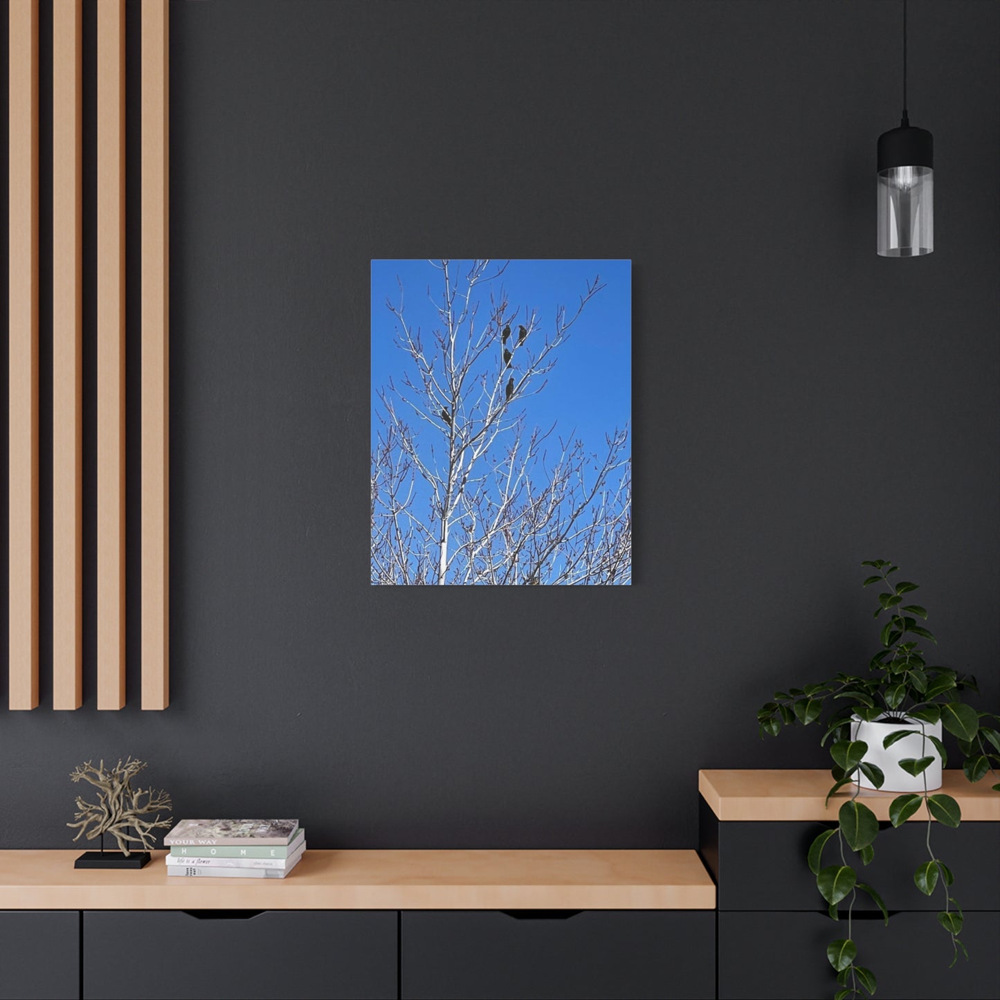 Serene Bird Canvas Wall Art - Tranquil Nature Decor for Home and Office