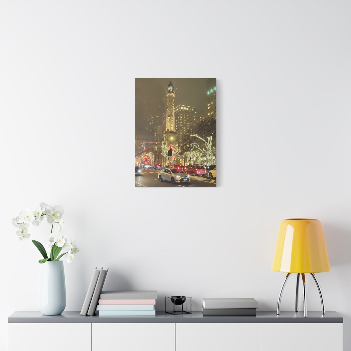 City Lights Wall Art - Water Tower