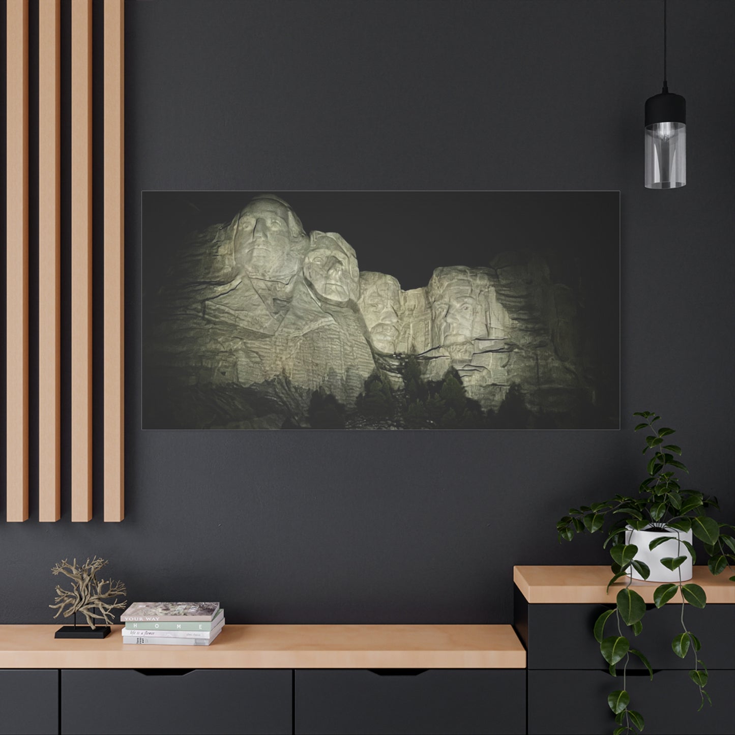 Mount Rushmore Matte Canvas Wall Art - Stretched, 1.25"