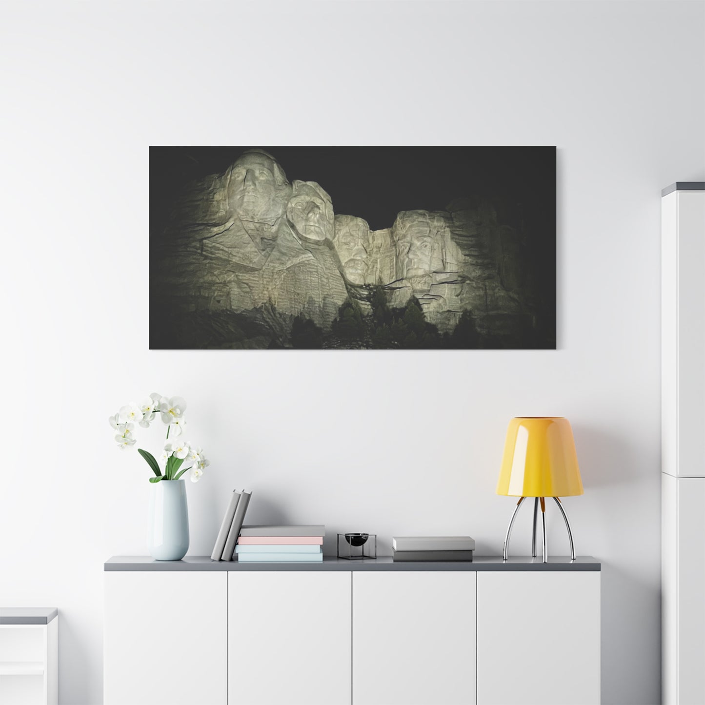 Mount Rushmore Matte Canvas Wall Art - Stretched, 1.25"