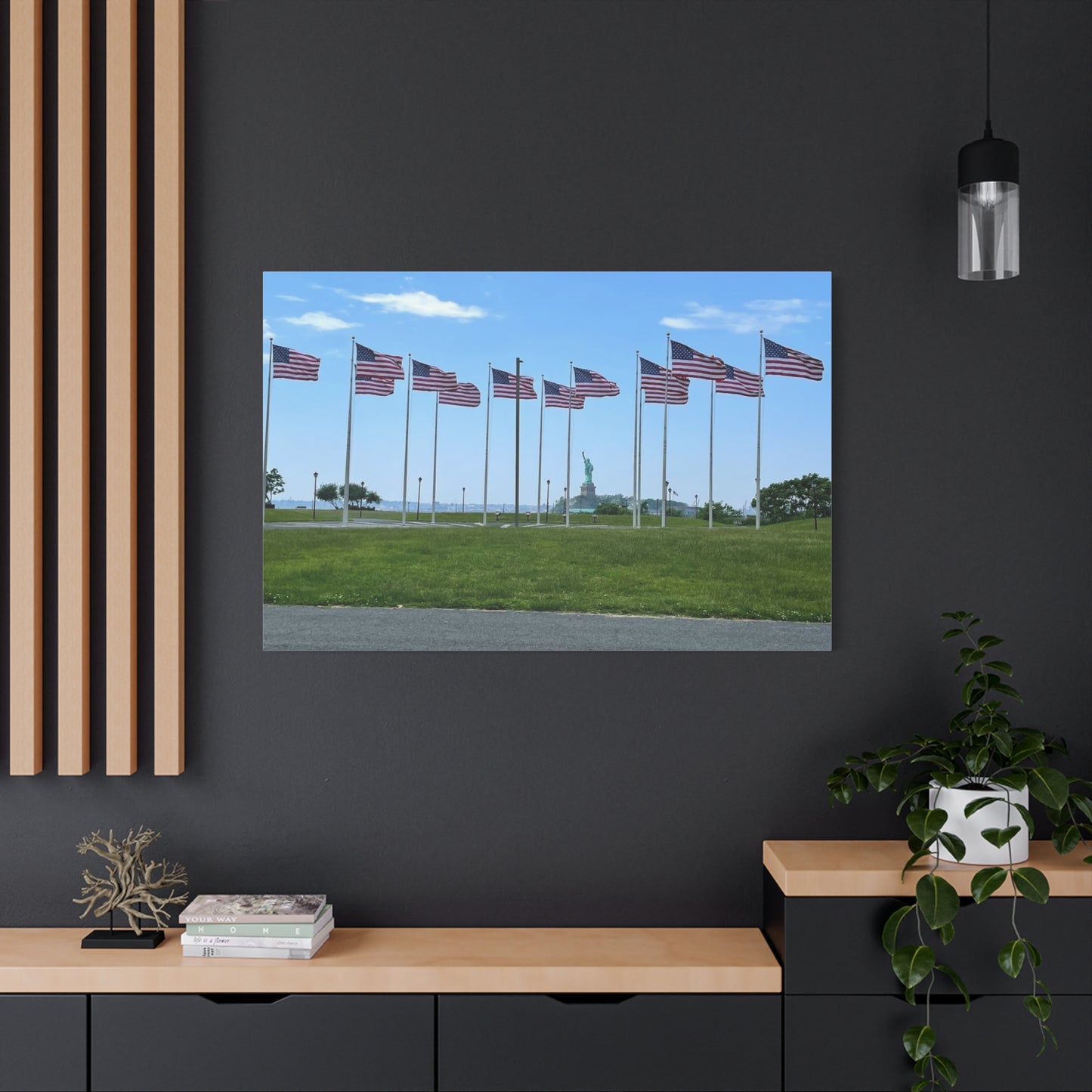 Statue of Liberty Canvas Wall Art - Patriotic Decor