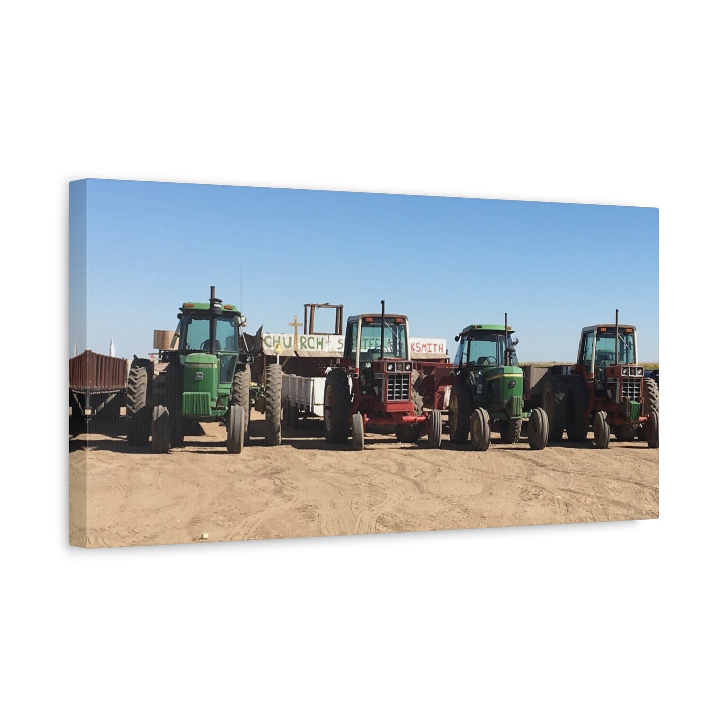Farming Tractors Canvas Art - Stretched Matte Wall Decor
