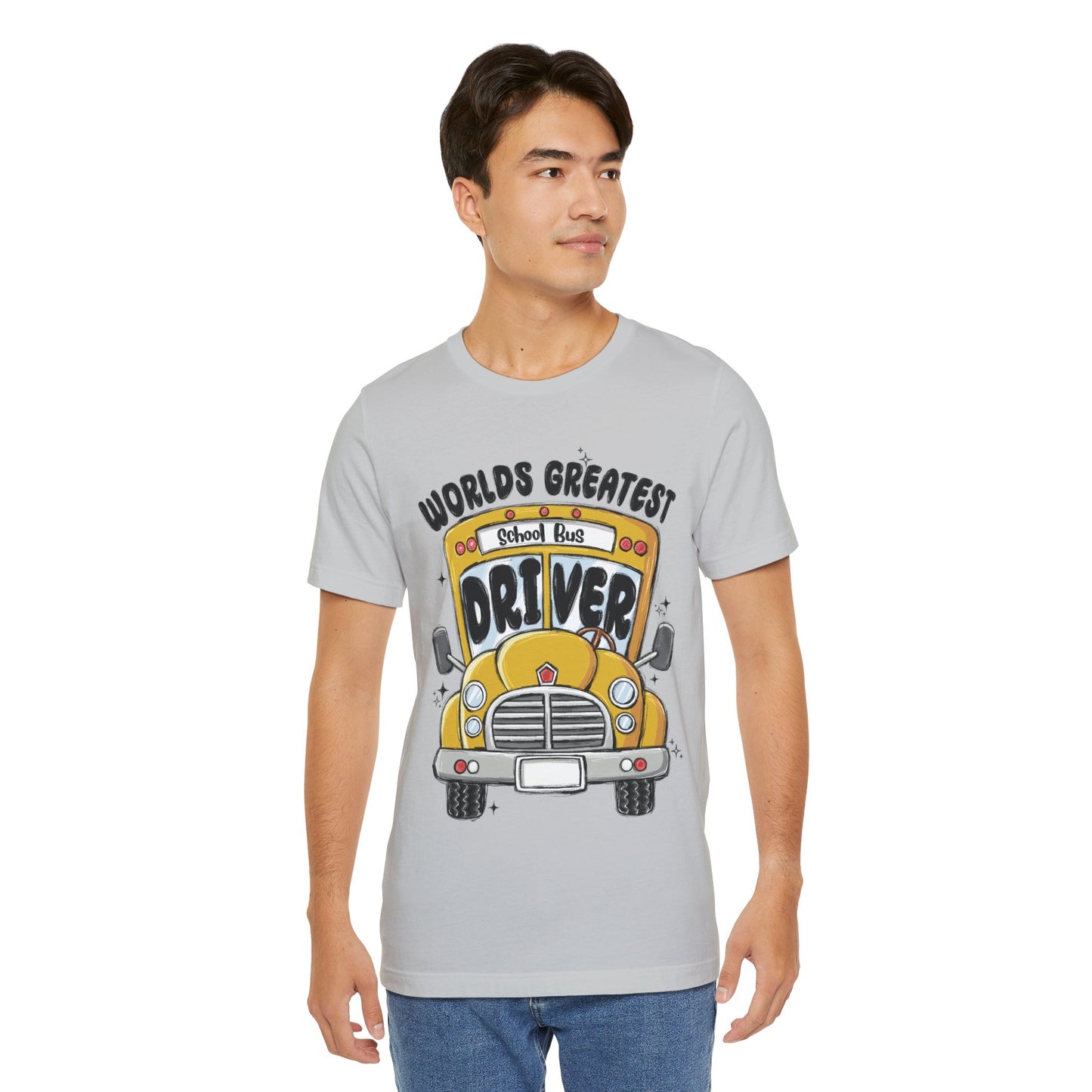 World's Greatest School Bus Driver Tee - Unisex Jersey Short Sleeve