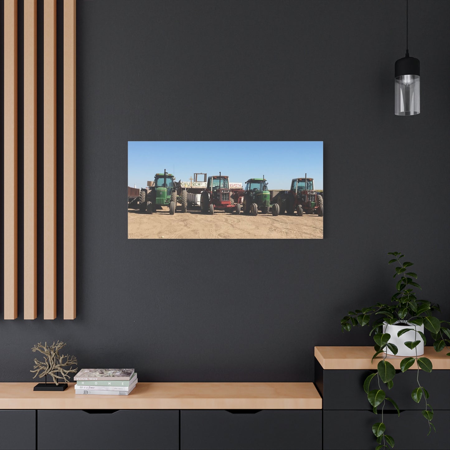 Farming Tractors Canvas Art - Stretched Matte Wall Decor