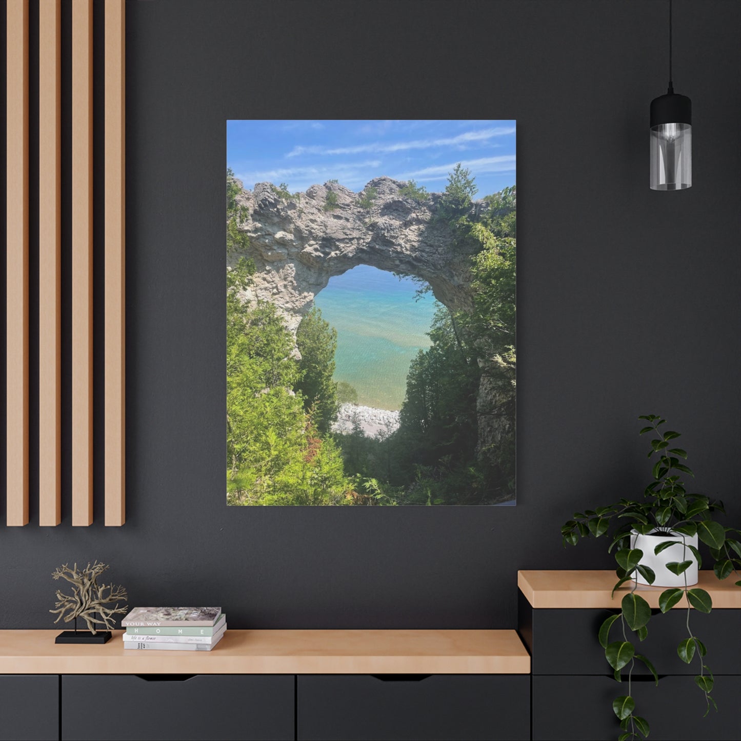 Scenic Nature Canvas - Arch Rock Artwork