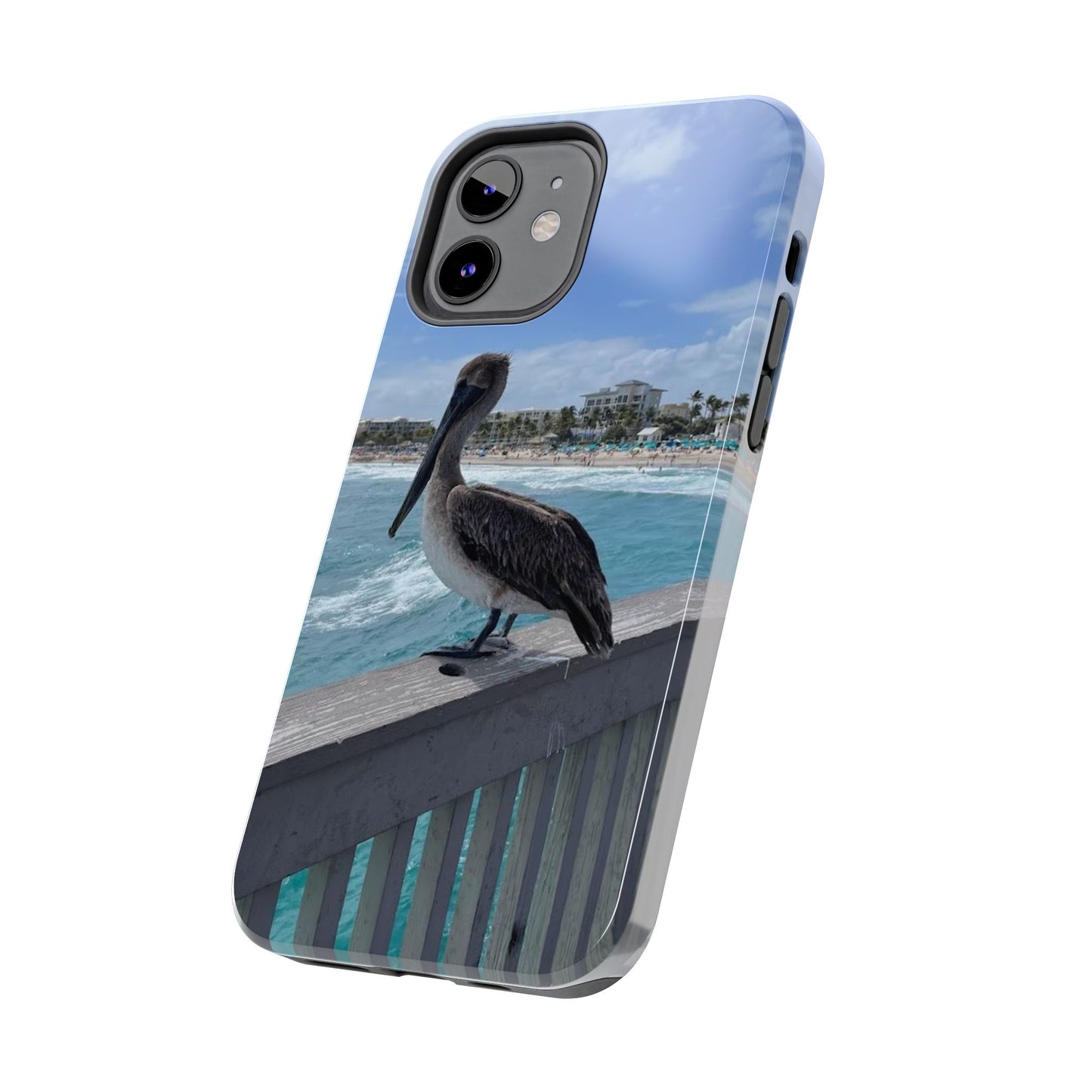 Coastal Pelican Tough Phone Cases - Durable Protection with Ocean Vibe
