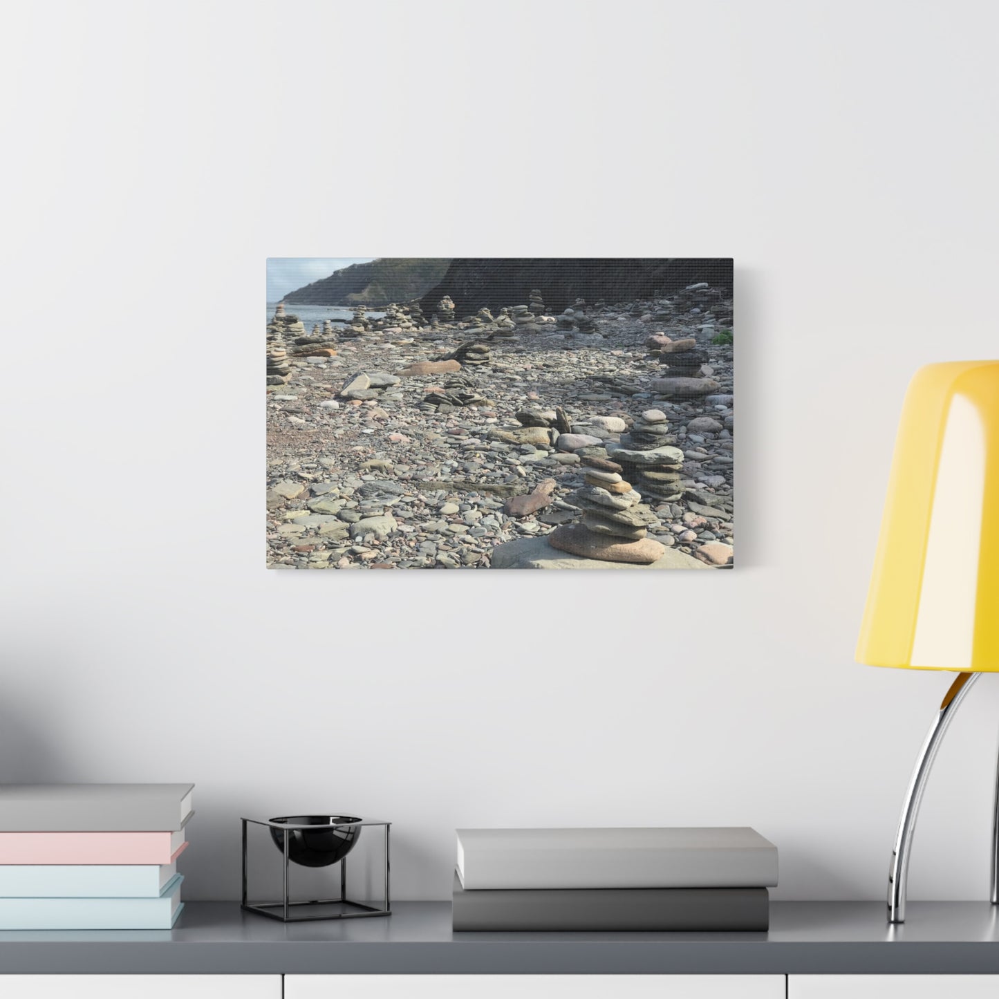 Peaceful Rock Stack Art Canvas - Nature-Inspired Wall Decor