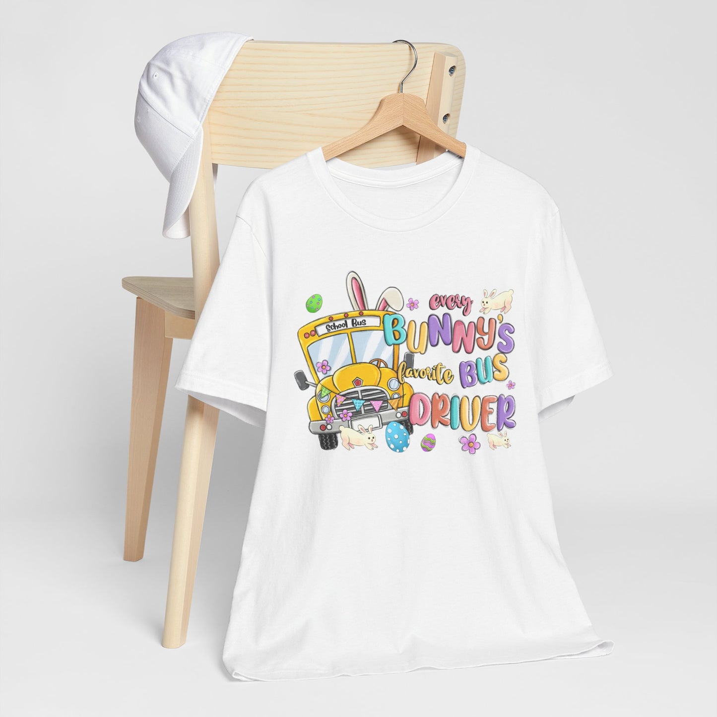 Every Bunny's Favorite Bus Driver Unisex Tee - Fun Easter T-Shirt for Kids and Adults