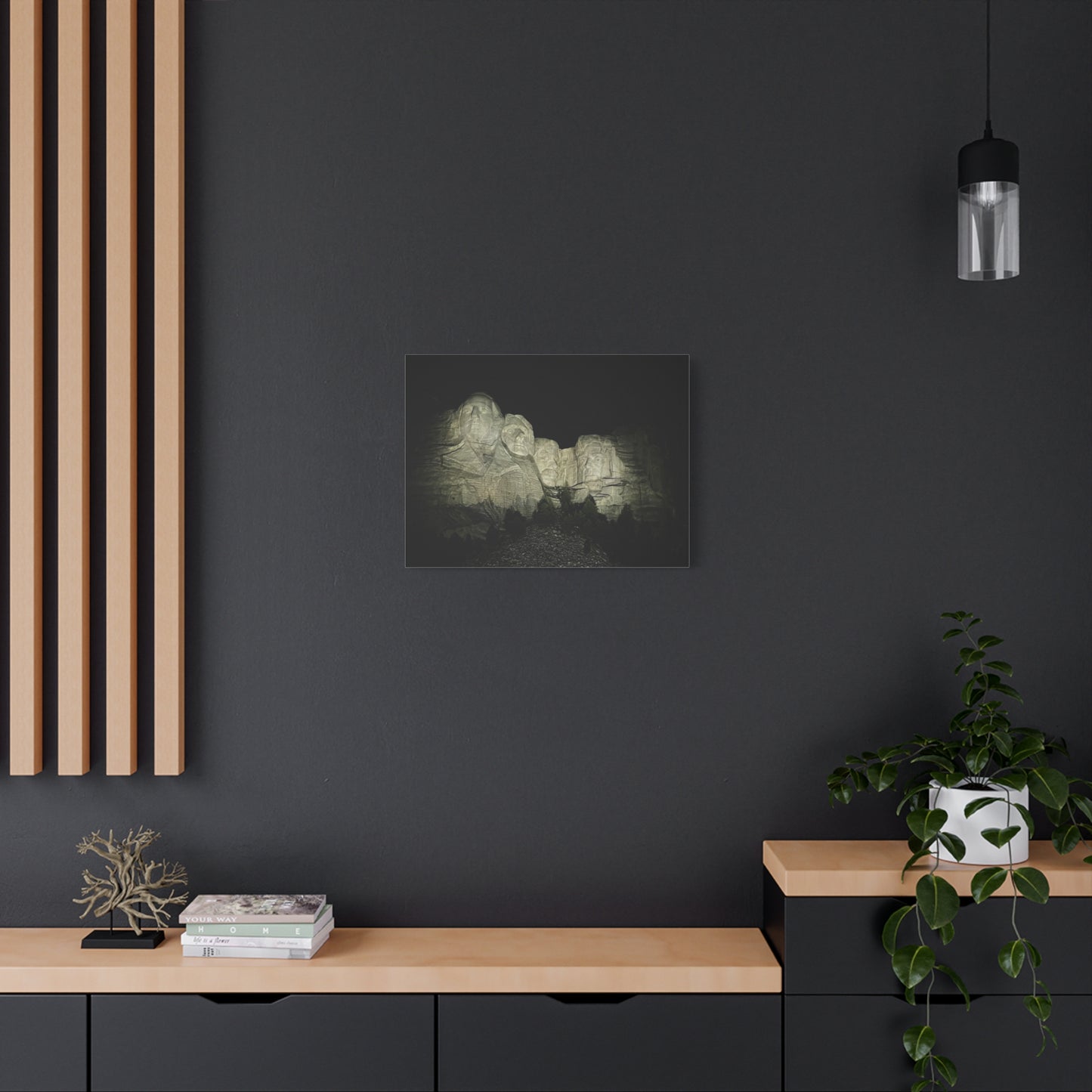 Mount Rushmore Matte Canvas Wall Art - Stretched, 1.25"