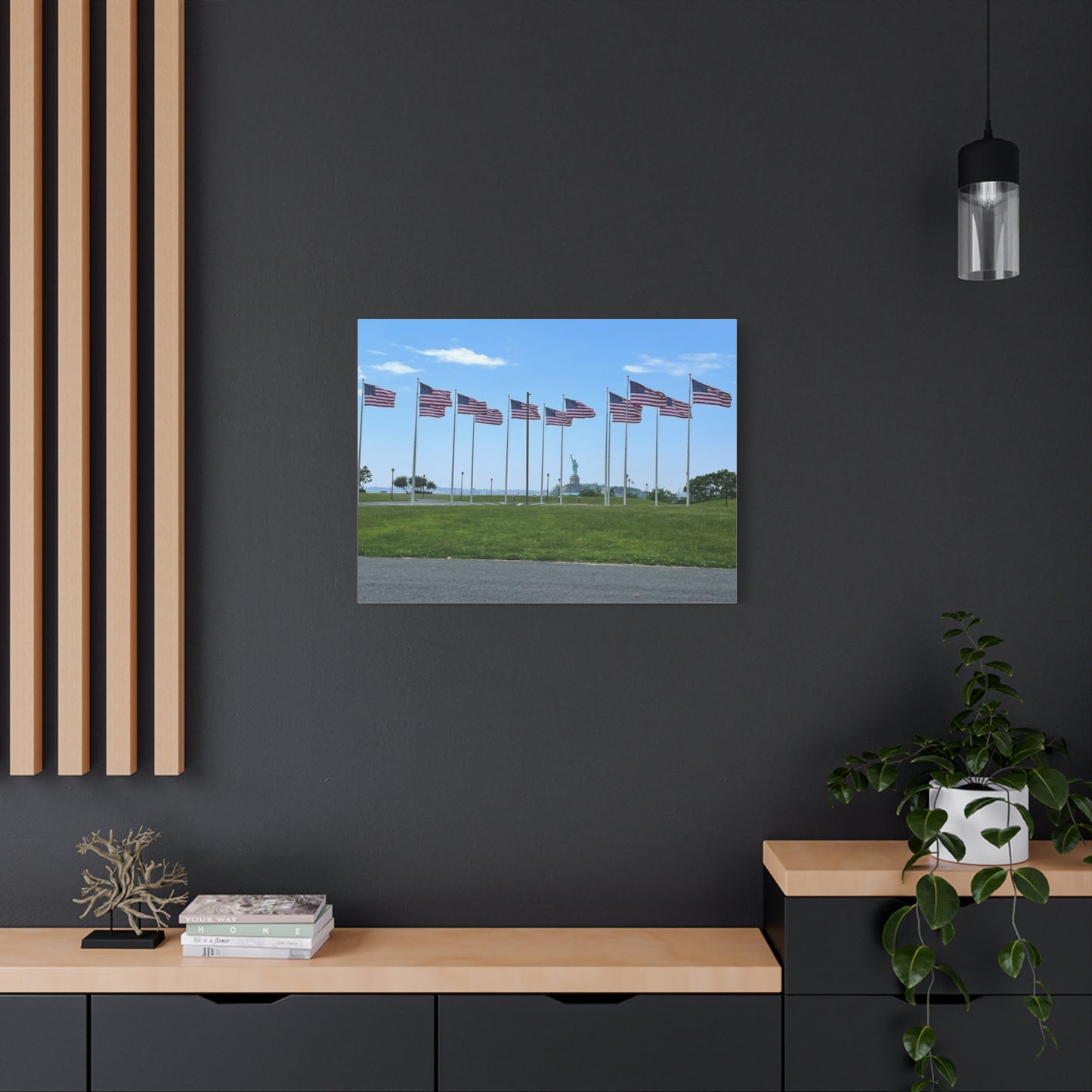 Statue of Liberty Canvas Wall Art - Patriotic Decor