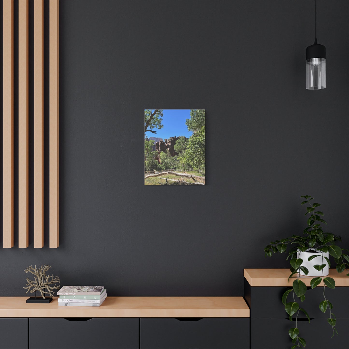 Stretched Canvas Art - Scenic Nature Landscape