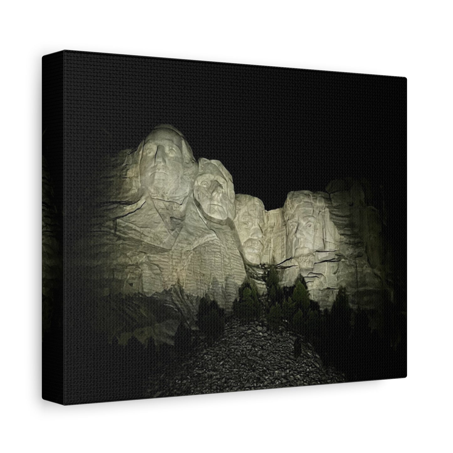 Mount Rushmore Matte Canvas Wall Art - Stretched, 1.25"