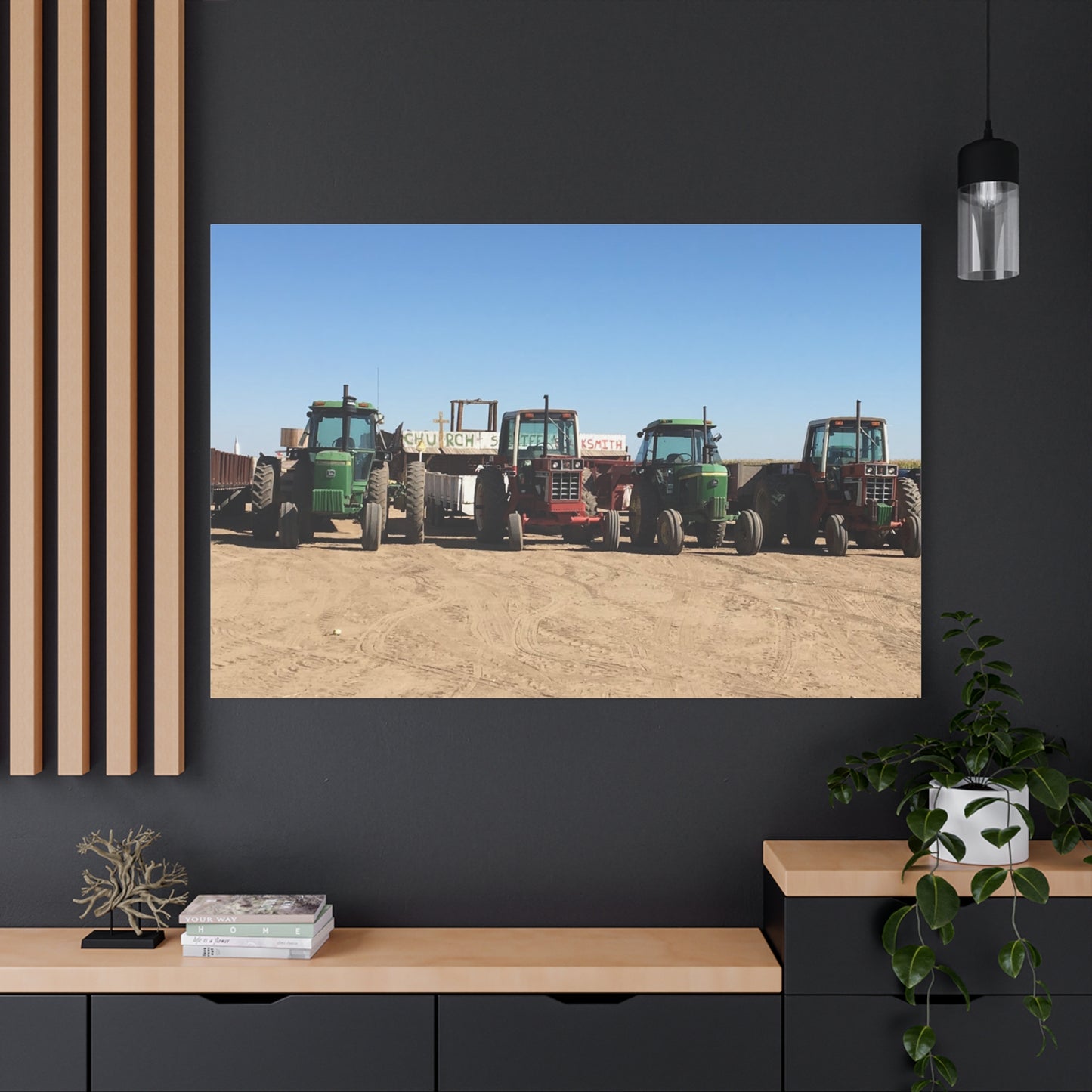 Farming Tractors Canvas Art - Stretched Matte Wall Decor