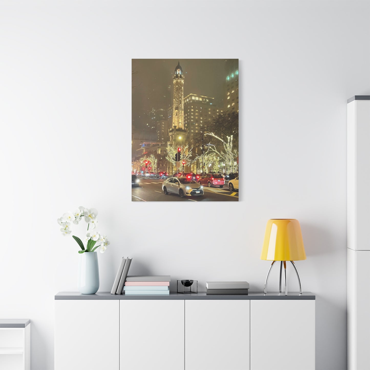 City Lights Wall Art - Water Tower