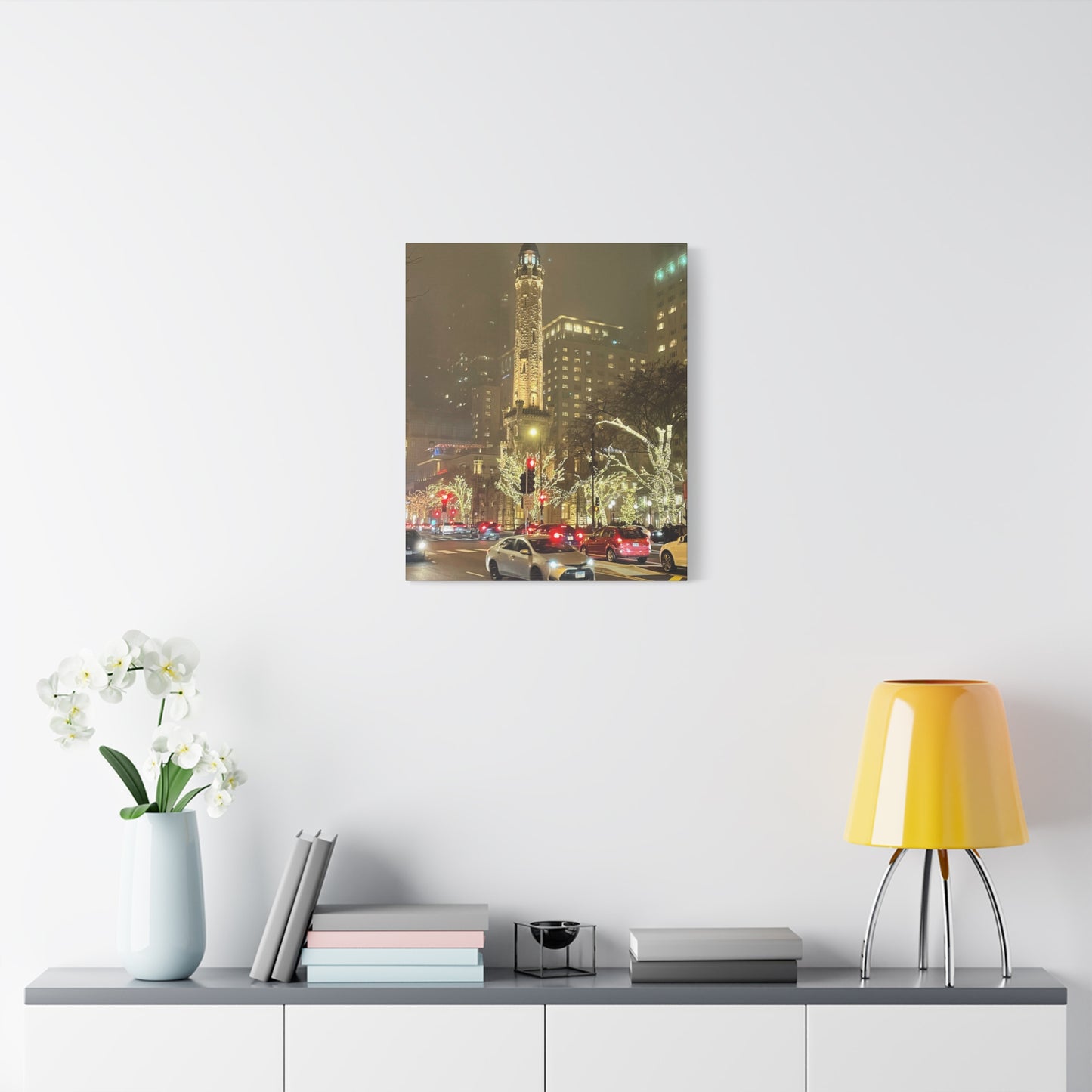 City Lights Wall Art - Water Tower