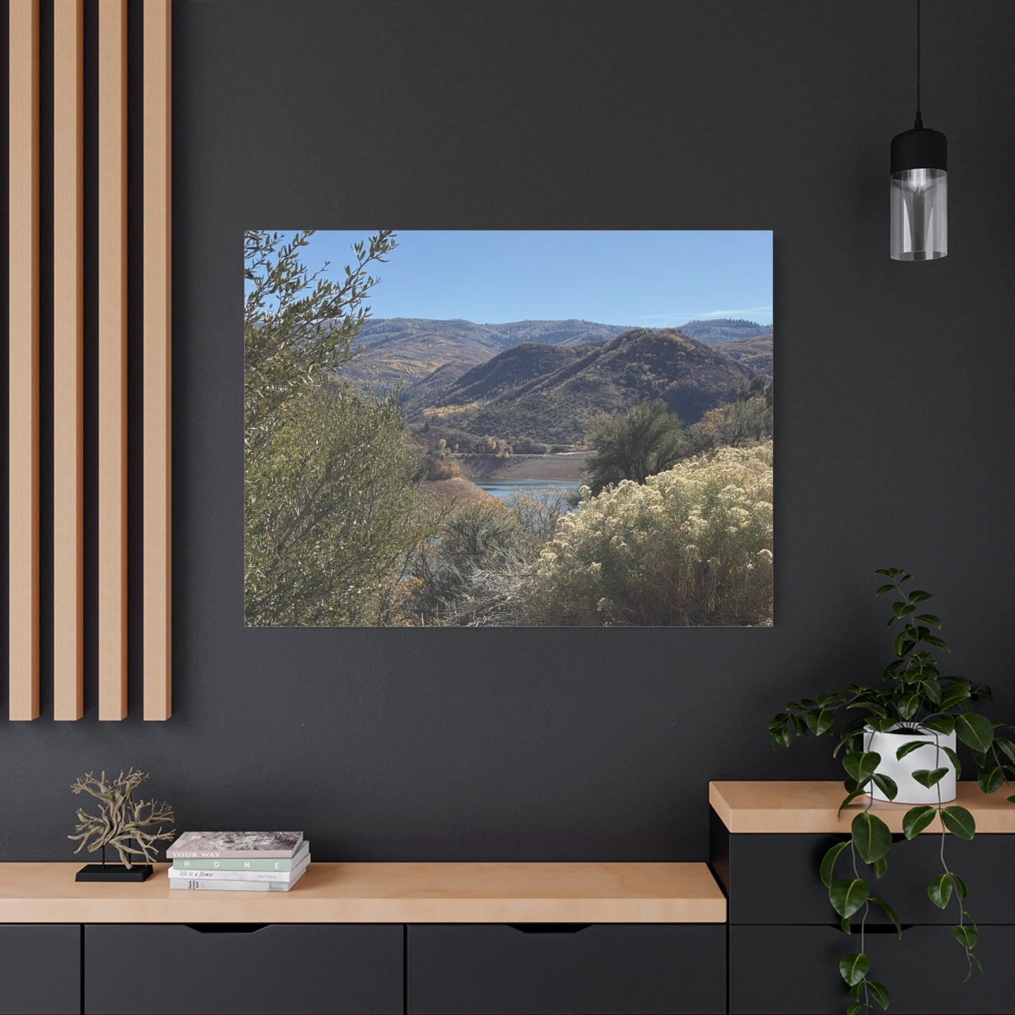 Serene Landscape Canvas Wall Art - Tranquil Nature Scene for Home Decor