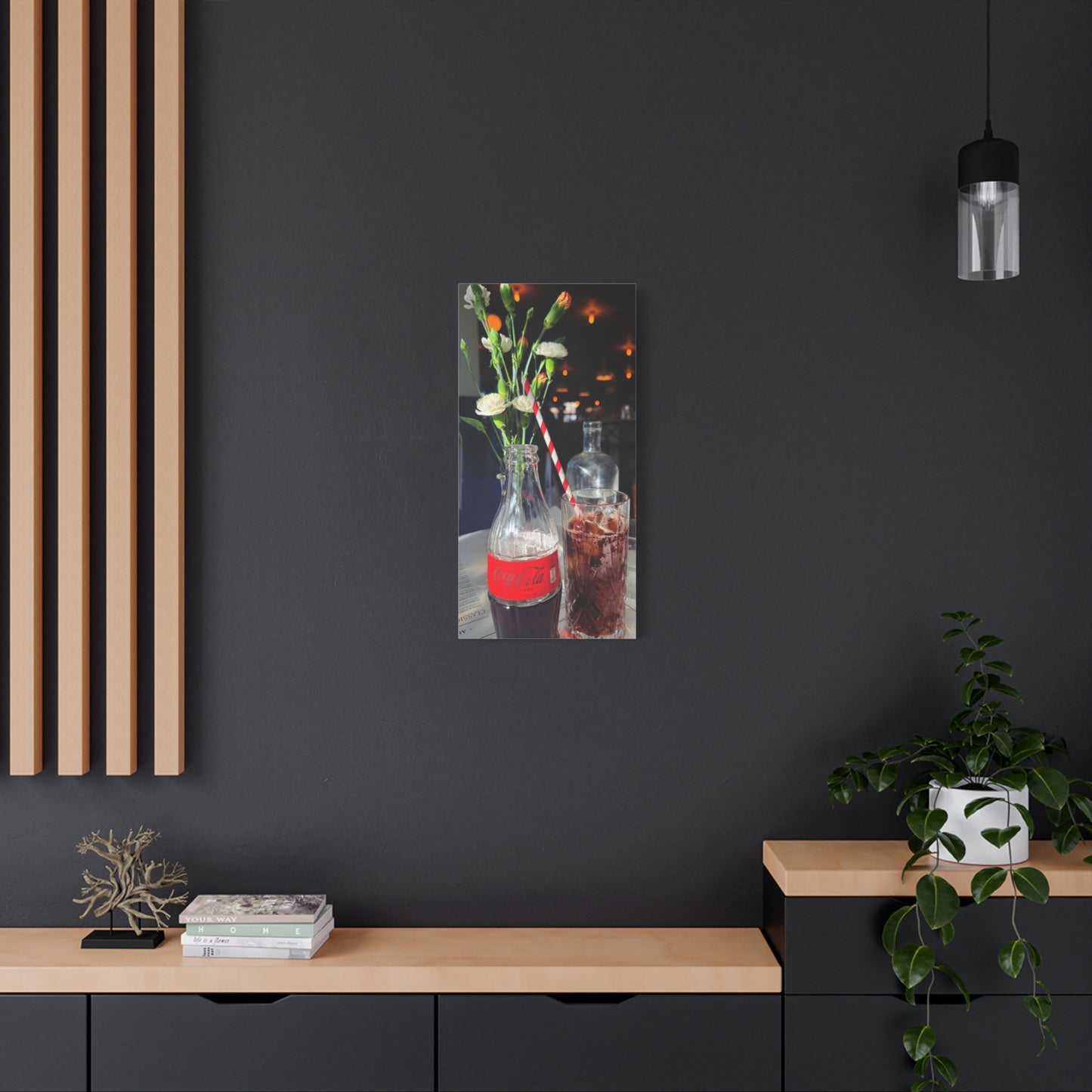 Retro Coca-Cola Canvas Wall Art - 1.25" Stretched Print for Home Decor
