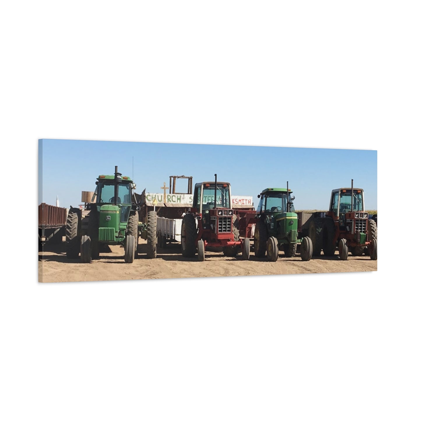 Farming Tractors Canvas Art - Stretched Matte Wall Decor