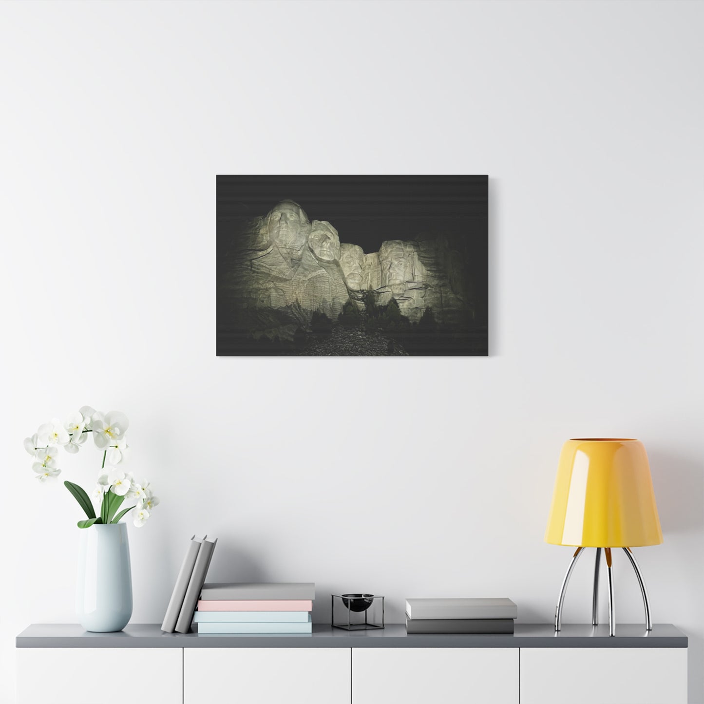 Mount Rushmore Matte Canvas Wall Art - Stretched, 1.25"
