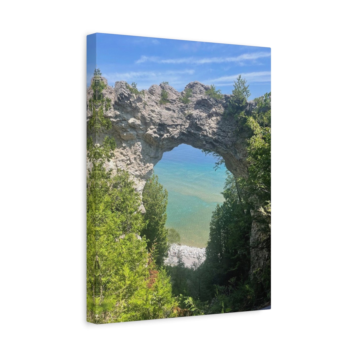 Scenic Nature Canvas - Arch Rock Artwork