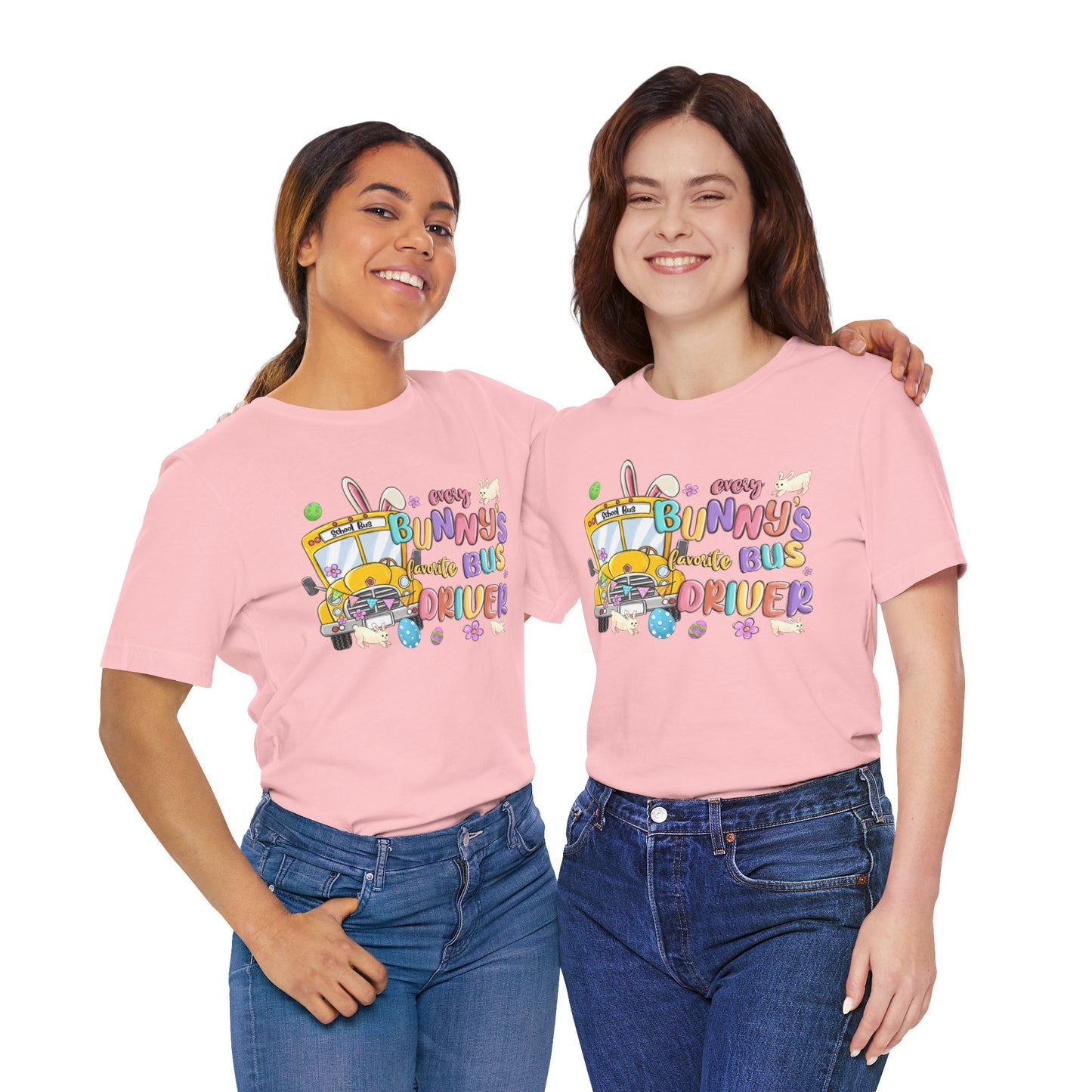 Every Bunny's Favorite Bus Driver Unisex Tee - Fun Easter T-Shirt for Kids and Adults