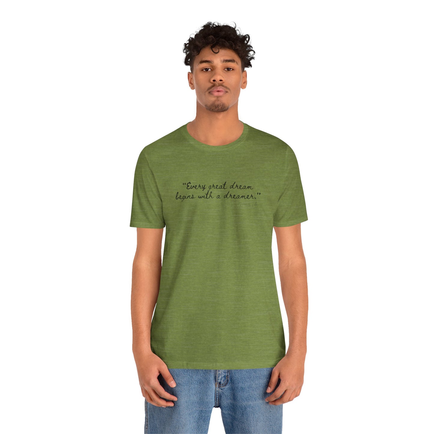 Inspirational Dreamer Tee - Unisex Jersey Short Sleeve T-Shirt