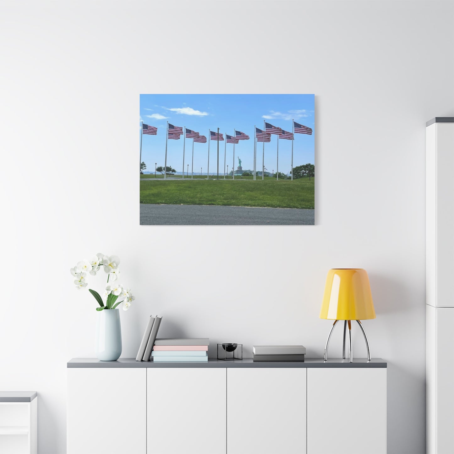 Statue of Liberty Canvas Wall Art - Patriotic Decor