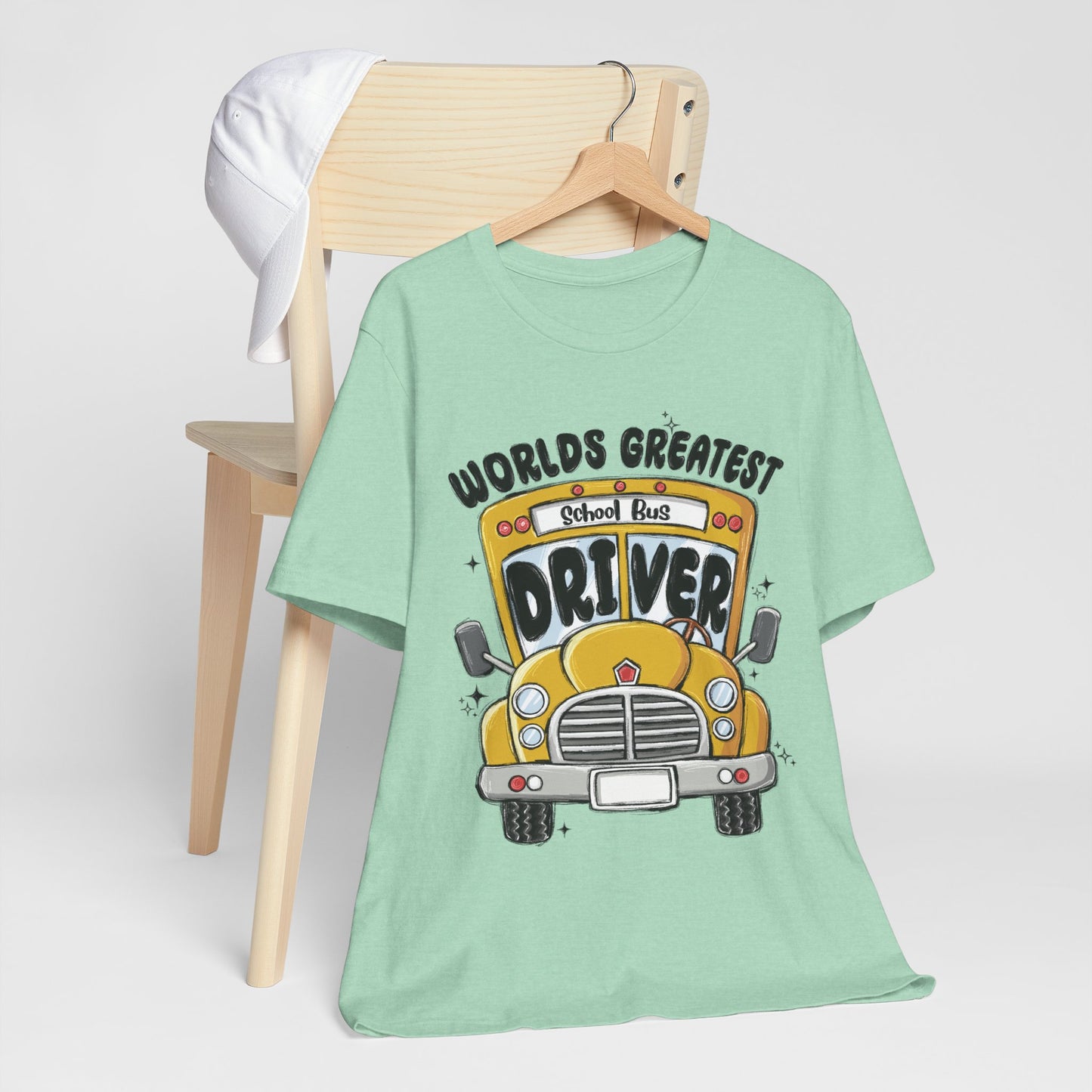 World's Greatest School Bus Driver Tee - Unisex Jersey Short Sleeve