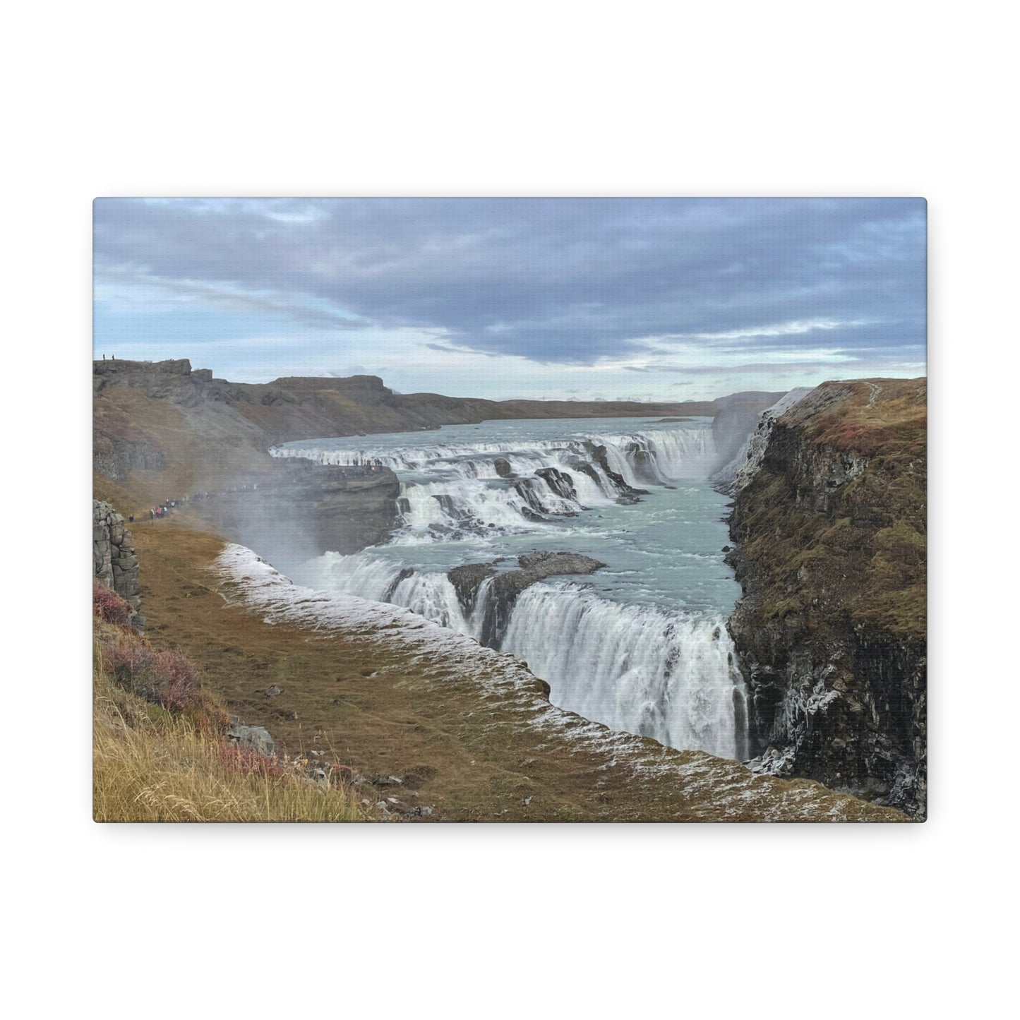 Serene Waterfall Canvas Wall Art - Tranquil Nature Decor