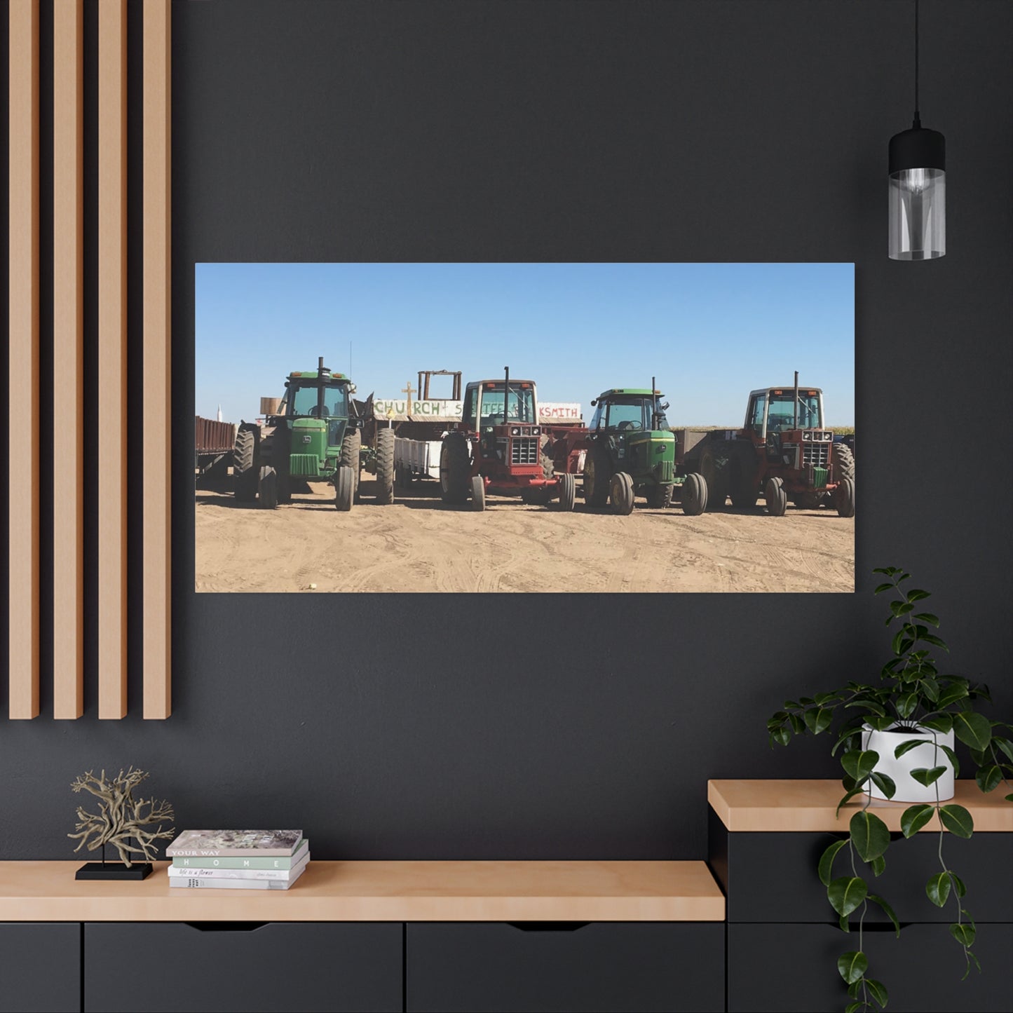 Farming Tractors Canvas Art - Stretched Matte Wall Decor