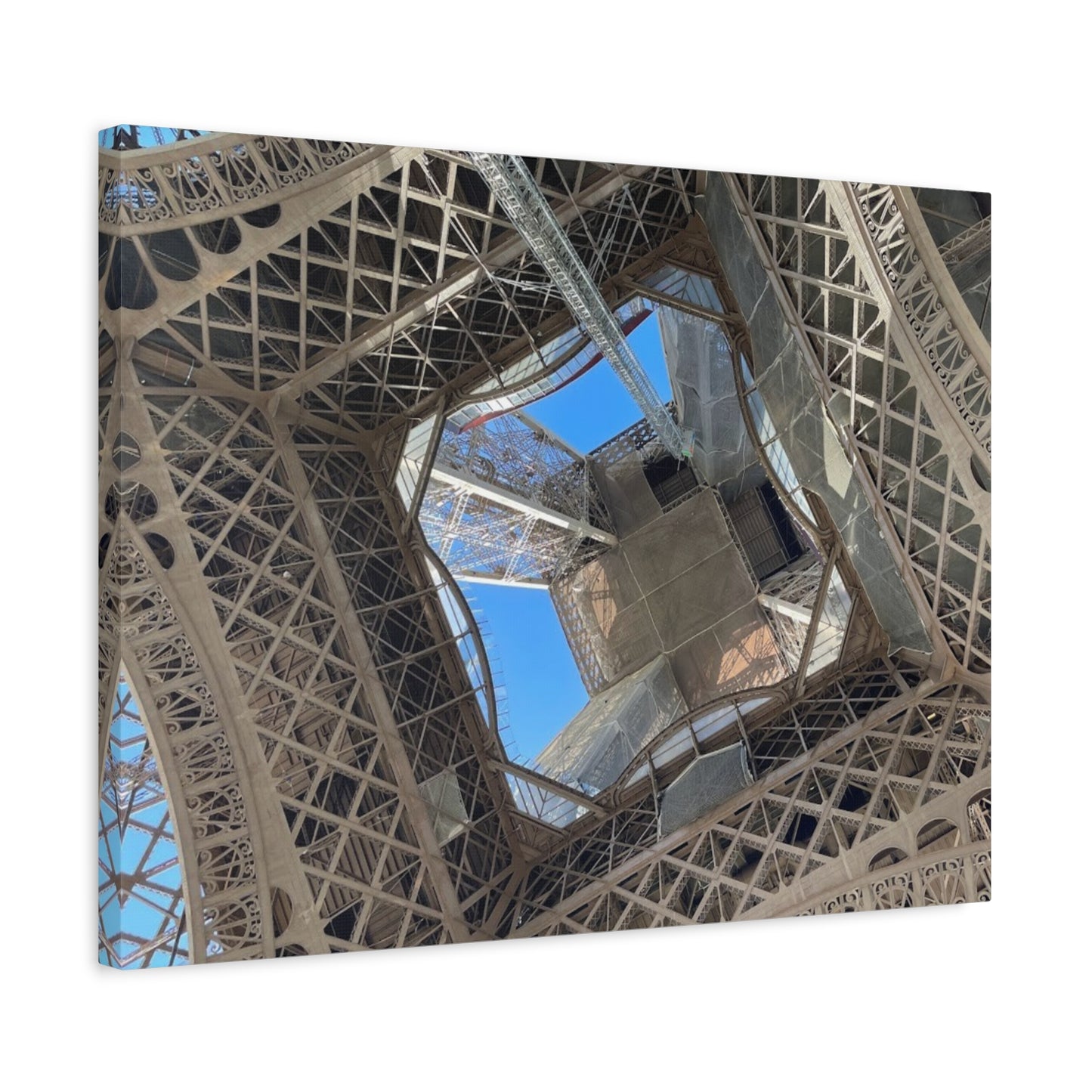 Eiffel Tower Canvas Art Print - Unique Architectural Home Decor