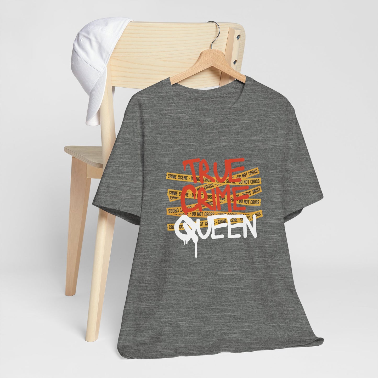 True Crime Queen Unisex Jersey Tee - Perfect for Crime Lovers and True Crime Events
