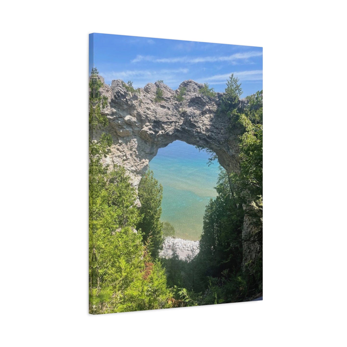 Scenic Nature Canvas - Arch Rock Artwork