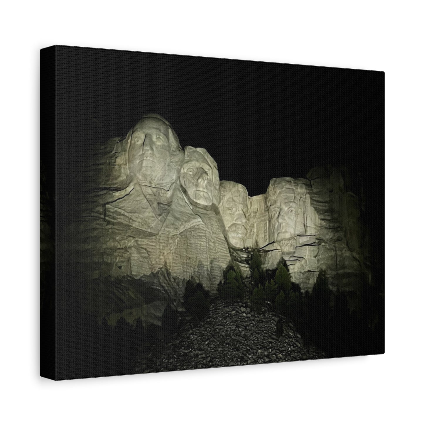 Mount Rushmore Matte Canvas Wall Art - Stretched, 1.25"