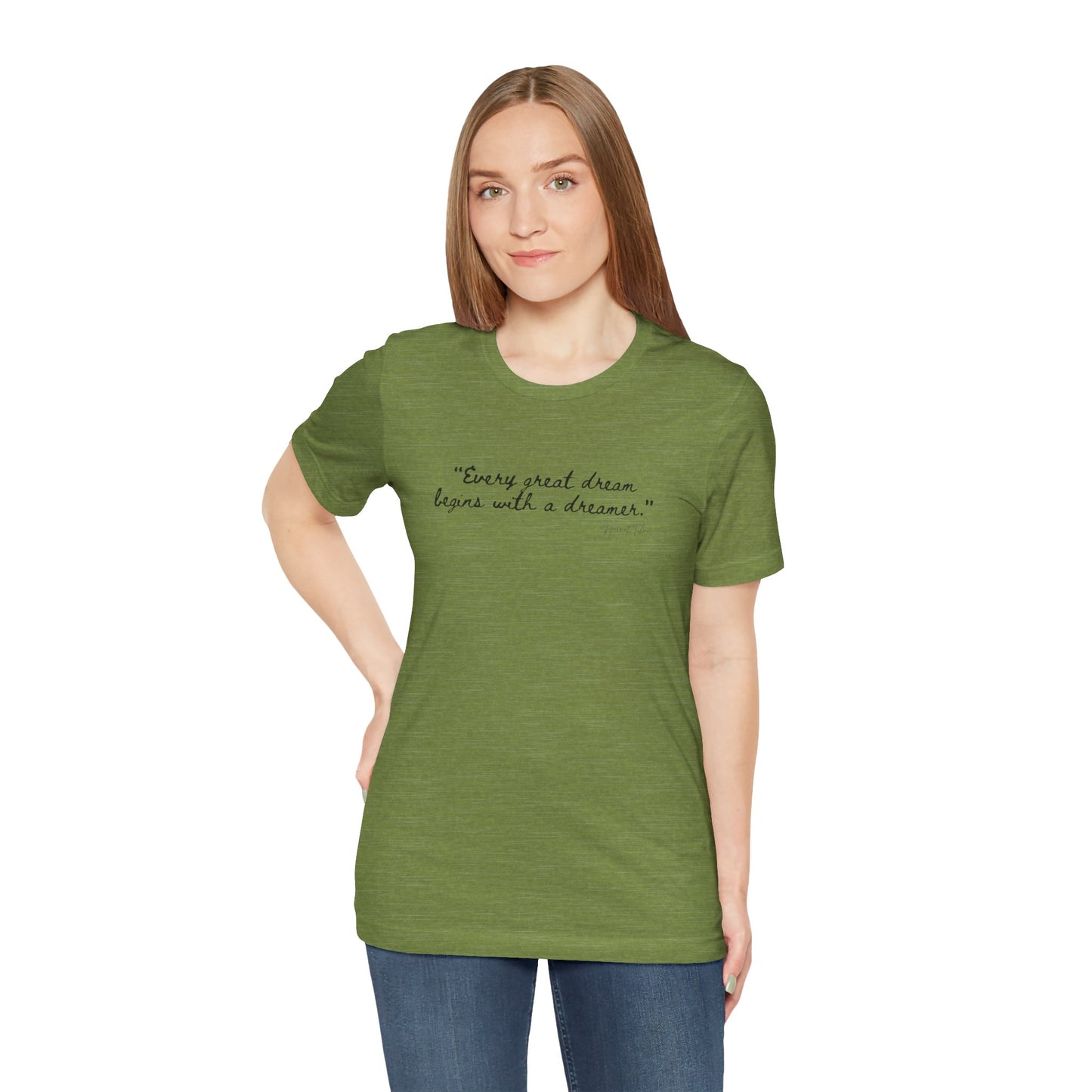 Inspirational Dreamer Tee - Unisex Jersey Short Sleeve T-Shirt
