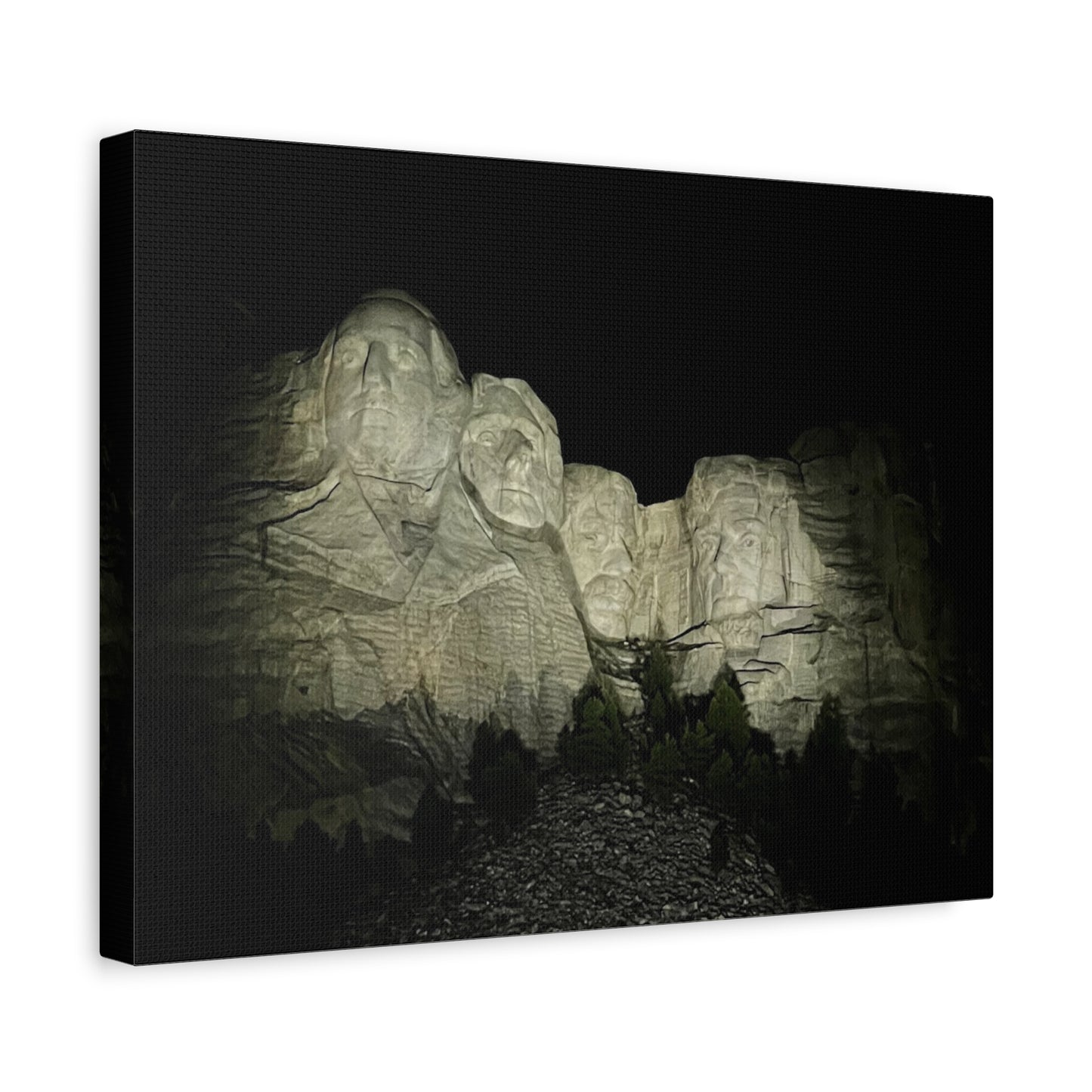 Mount Rushmore Matte Canvas Wall Art - Stretched, 1.25"