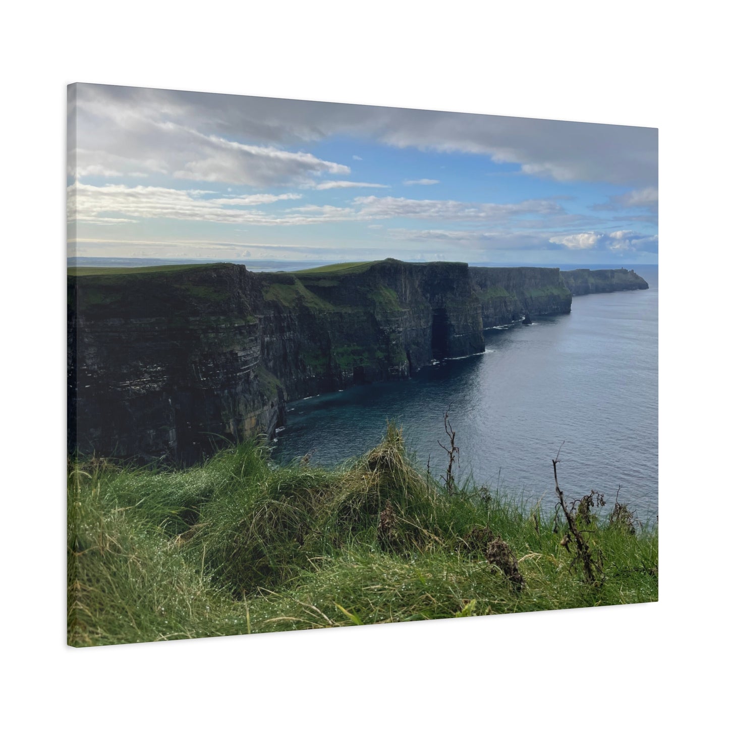 Coastal Cliffs Matte Canvas Wall Art - Tranquil Nature Decor