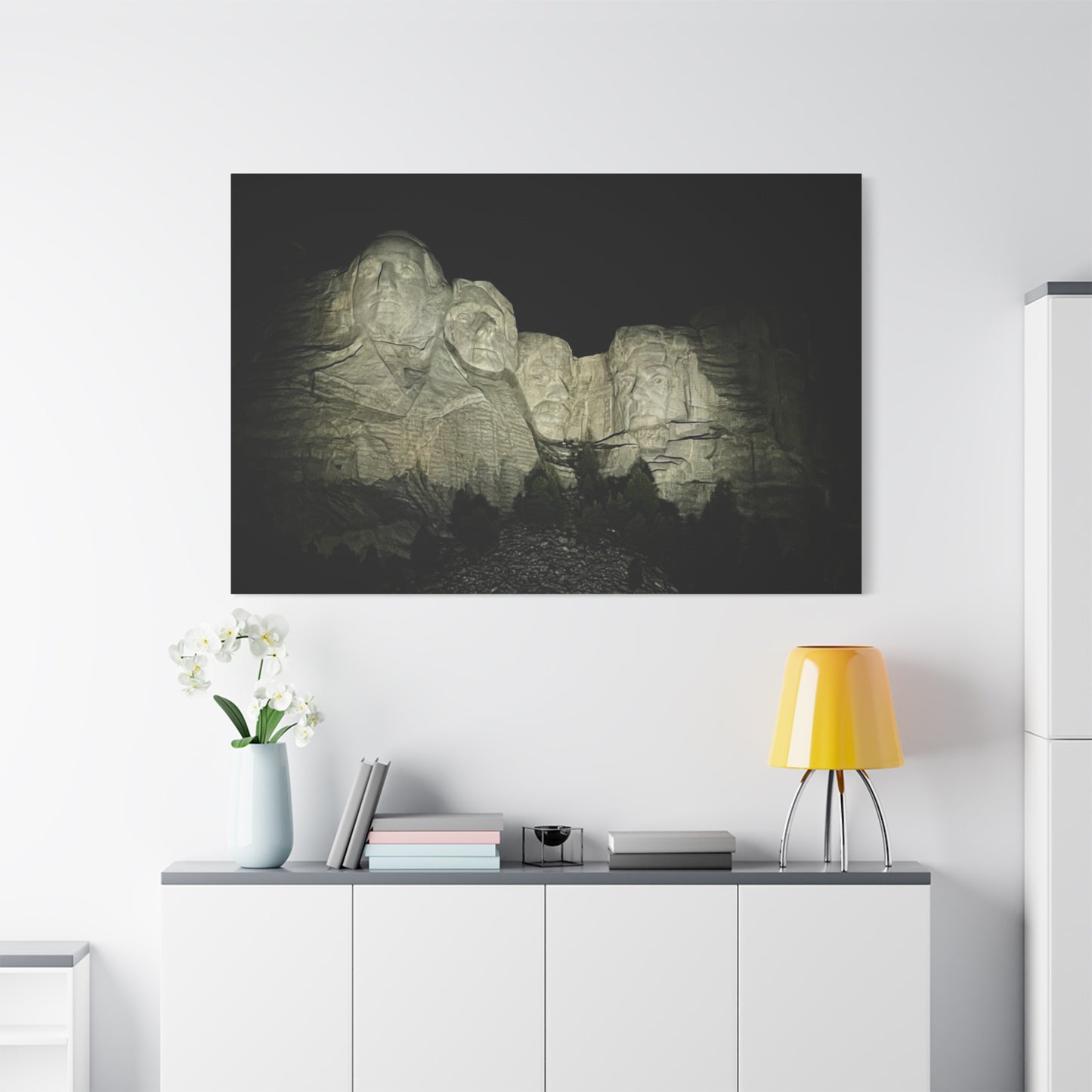 Mount Rushmore Matte Canvas Wall Art - Stretched, 1.25"