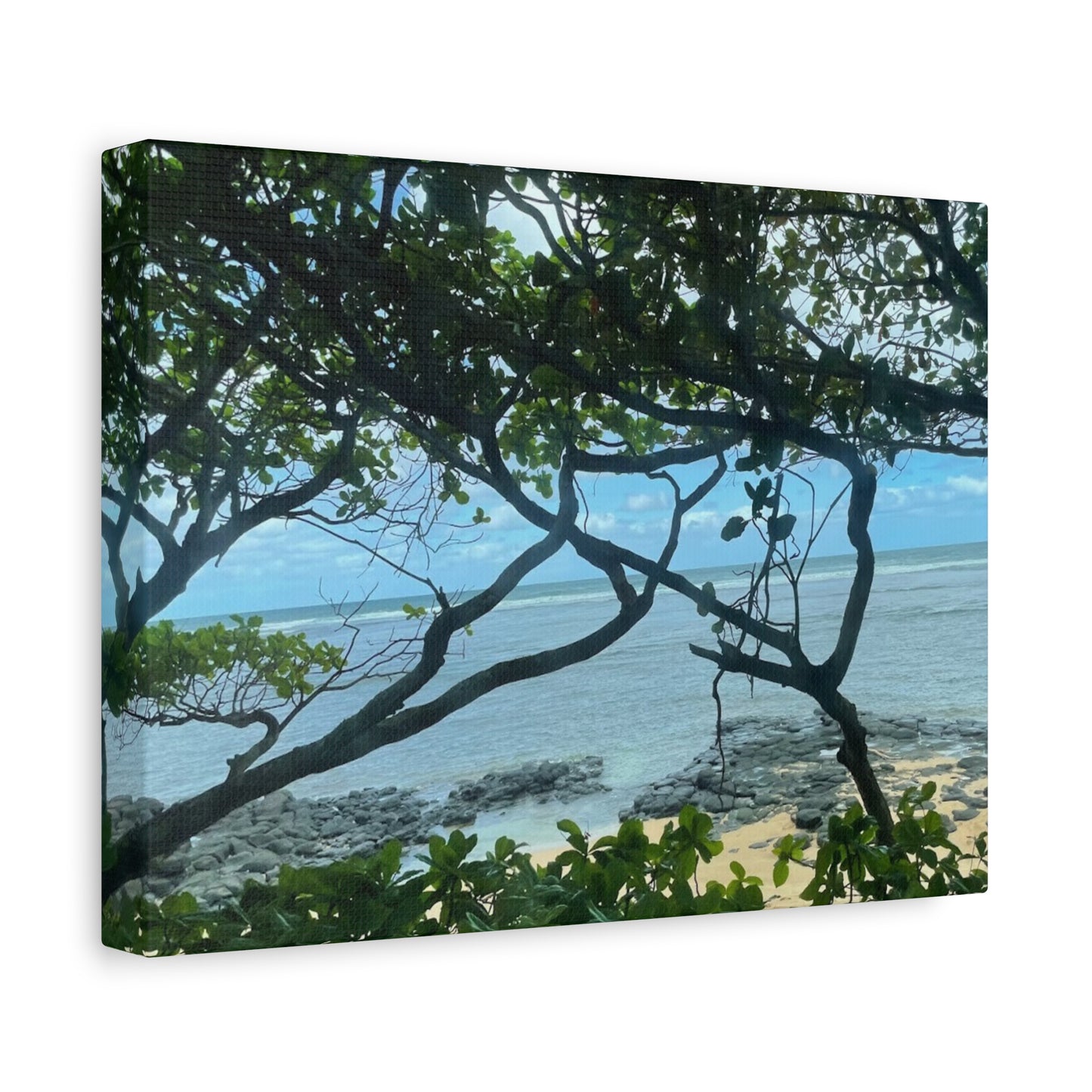 Serene Coastal Canvas Art Print - 1.25" Stretched Wall Décor