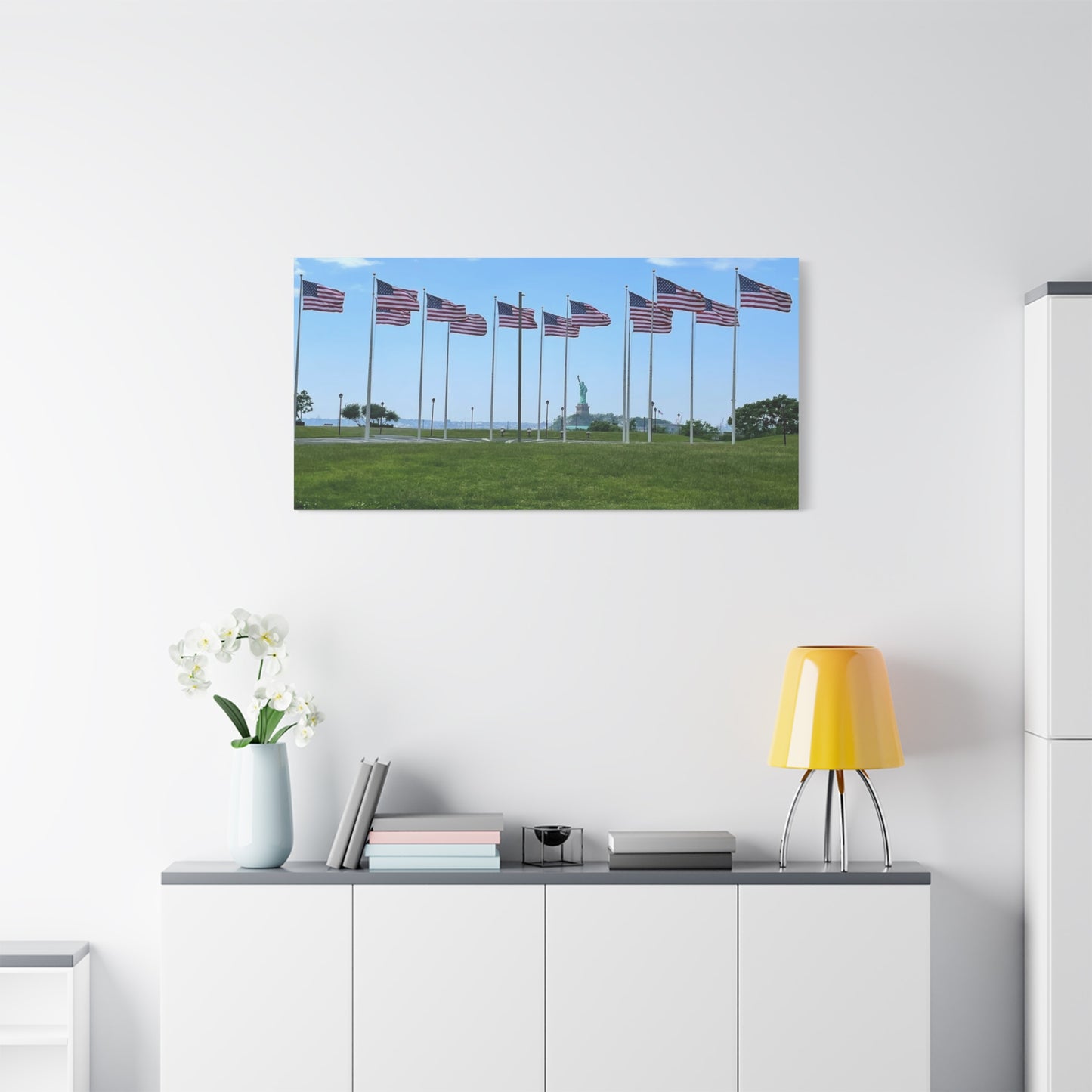 Statue of Liberty Canvas Wall Art - Patriotic Decor