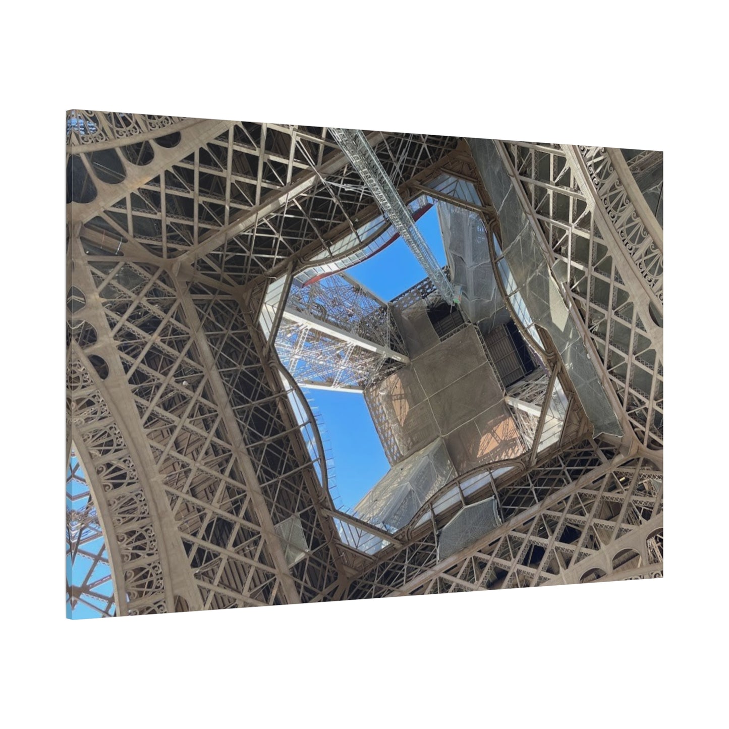 Eiffel Tower Canvas Art Print - Unique Architectural Home Decor