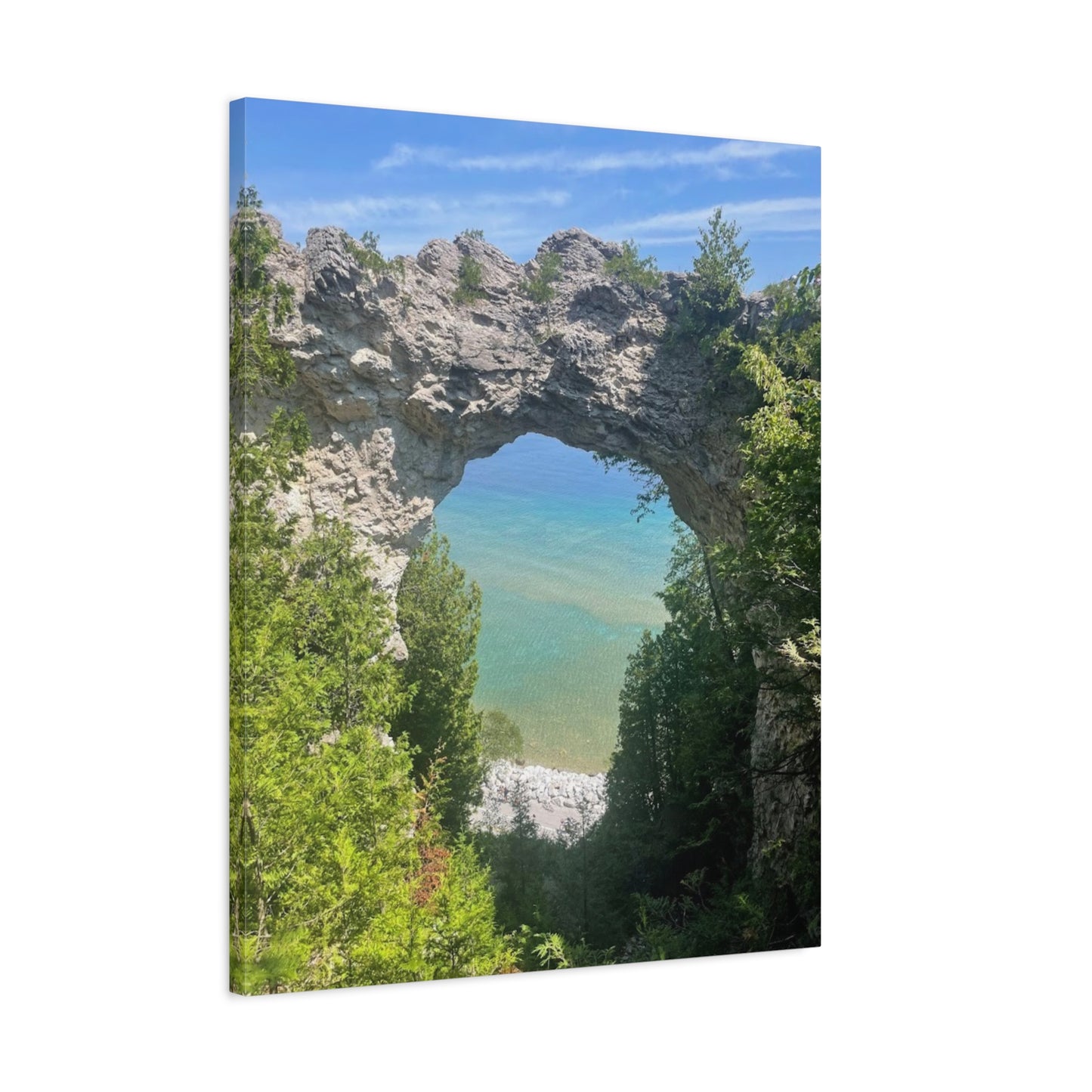 Scenic Nature Canvas - Arch Rock Artwork