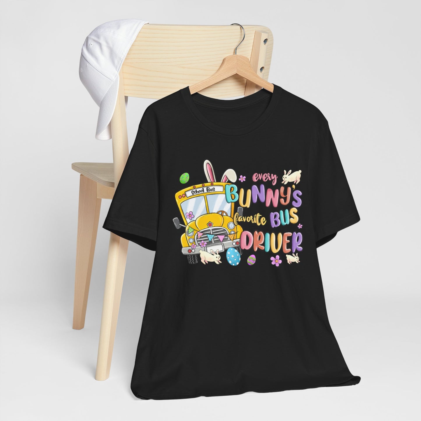 Every Bunny's Favorite Bus Driver Unisex Tee - Fun Easter T-Shirt for Kids and Adults