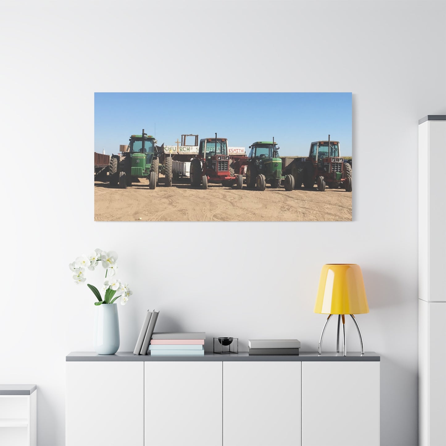 Farming Tractors Canvas Art - Stretched Matte Wall Decor