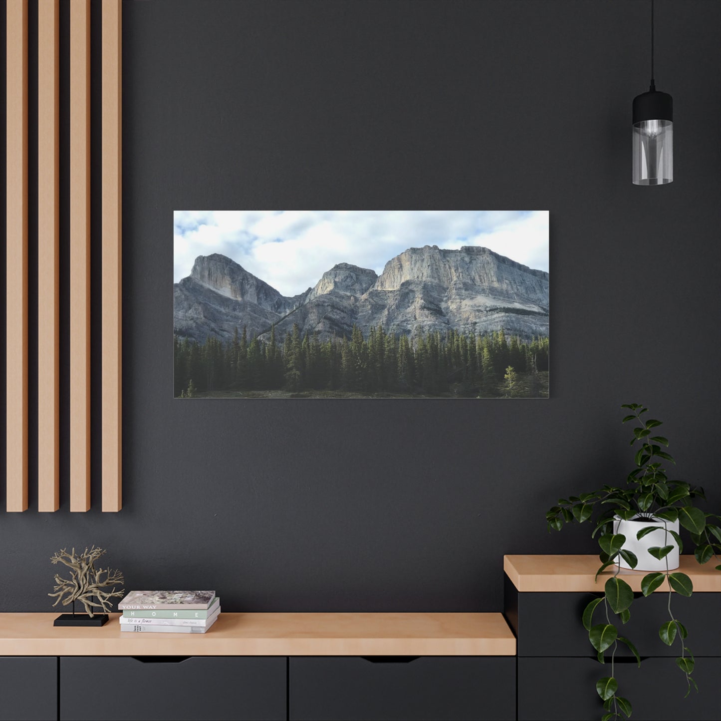 Mountain Landscape Canvas Wall Art